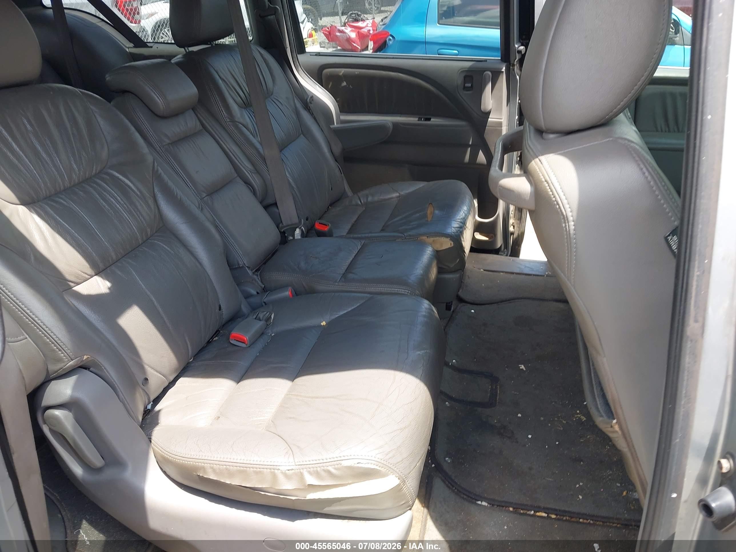 2008 Honda Odyssey Ex-l Light Blue vin: 5FNRL38798B008211