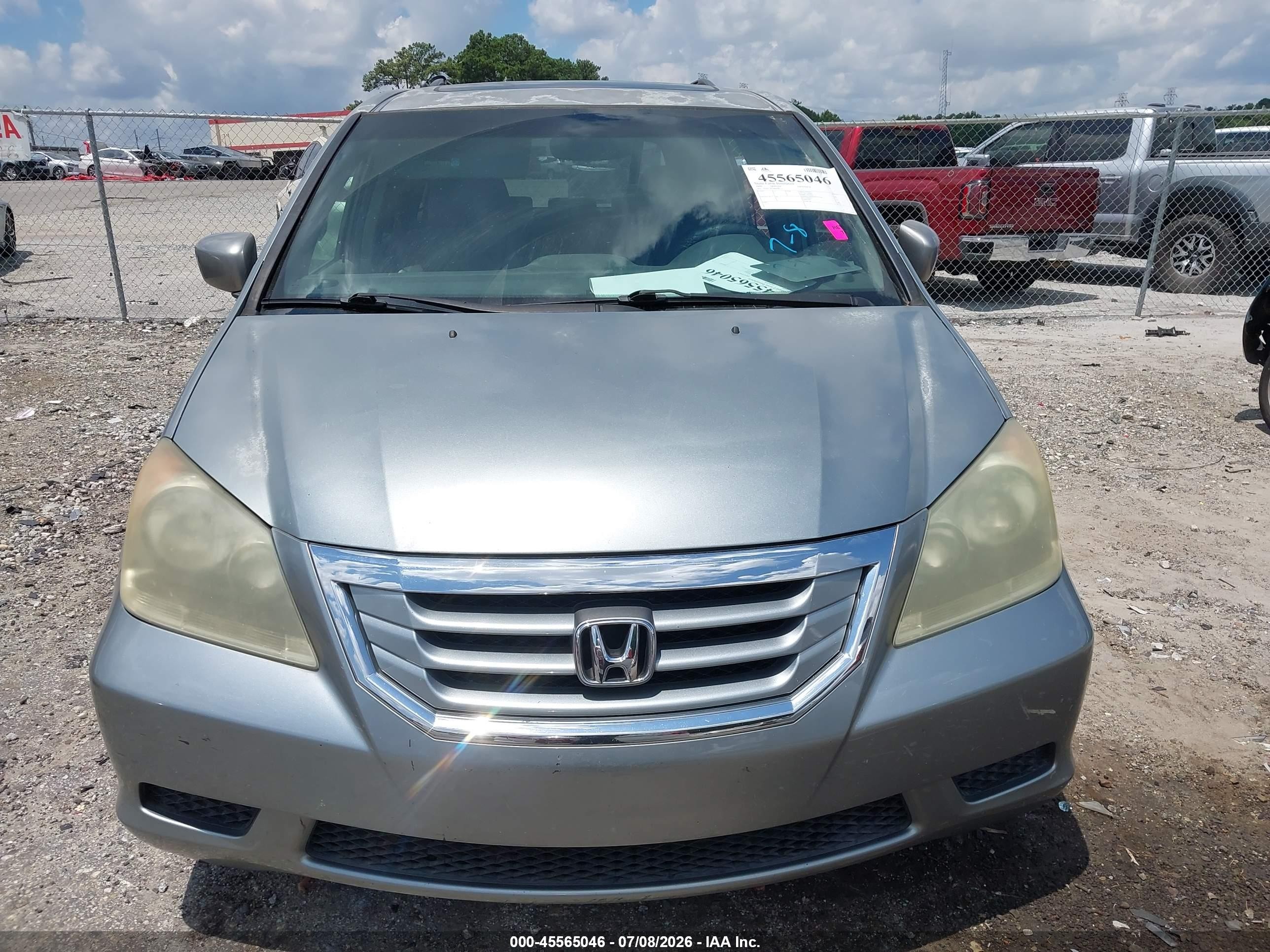 2008 Honda Odyssey Ex-l Light Blue vin: 5FNRL38798B008211