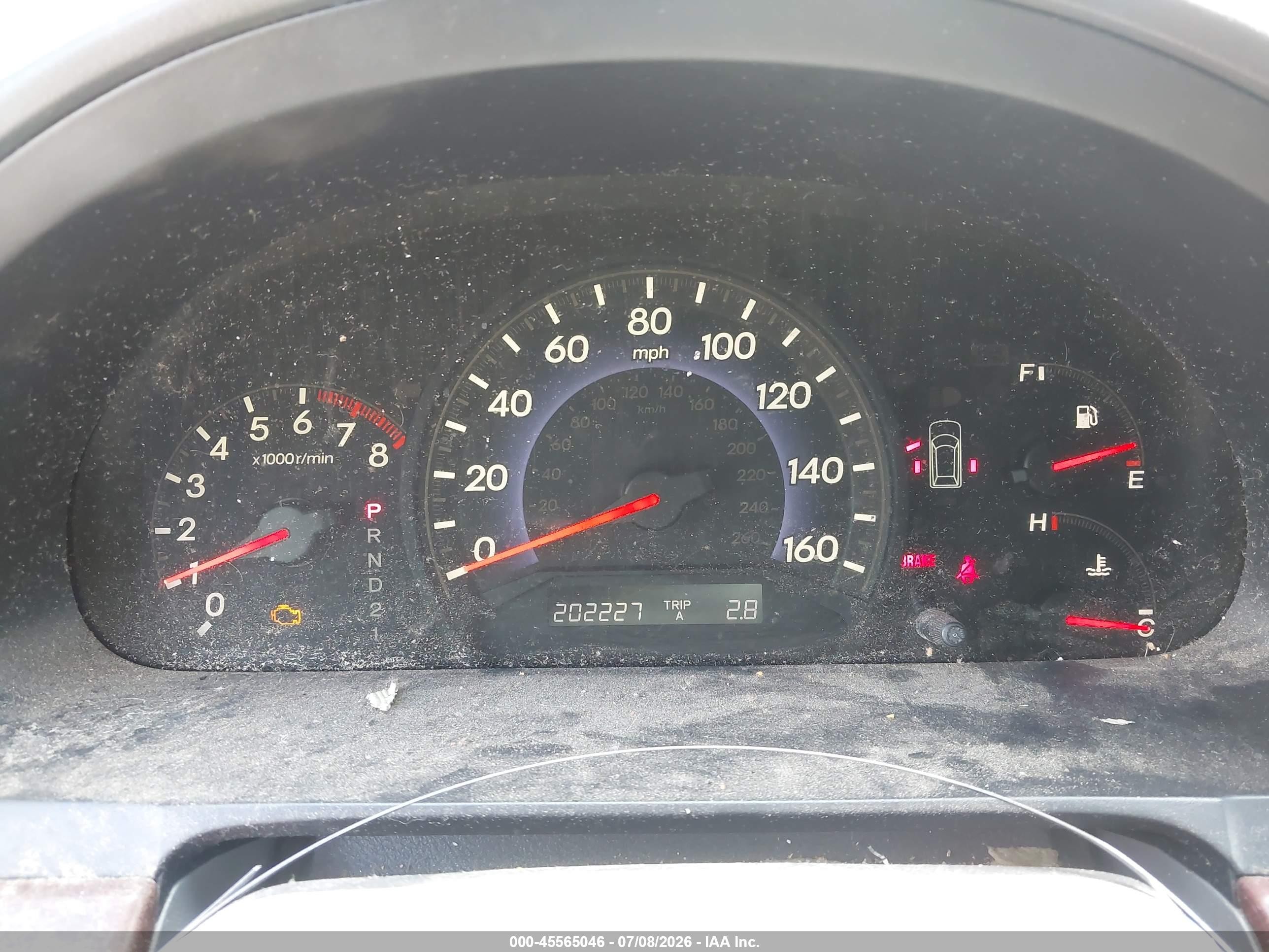 2008 Honda Odyssey Ex-l Light Blue vin: 5FNRL38798B008211