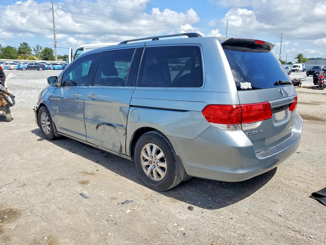 2008 Honda Odyssey Exl Blue vin: 5FNRL38798B036669