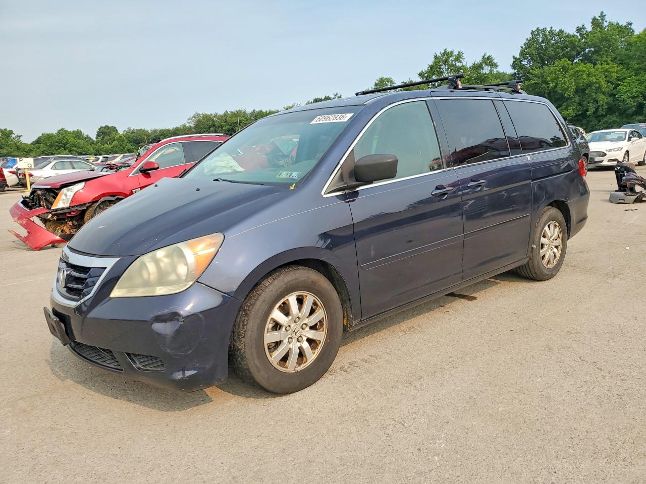 2008 Honda Odyssey Blue vin: 5FNRL38798B037496