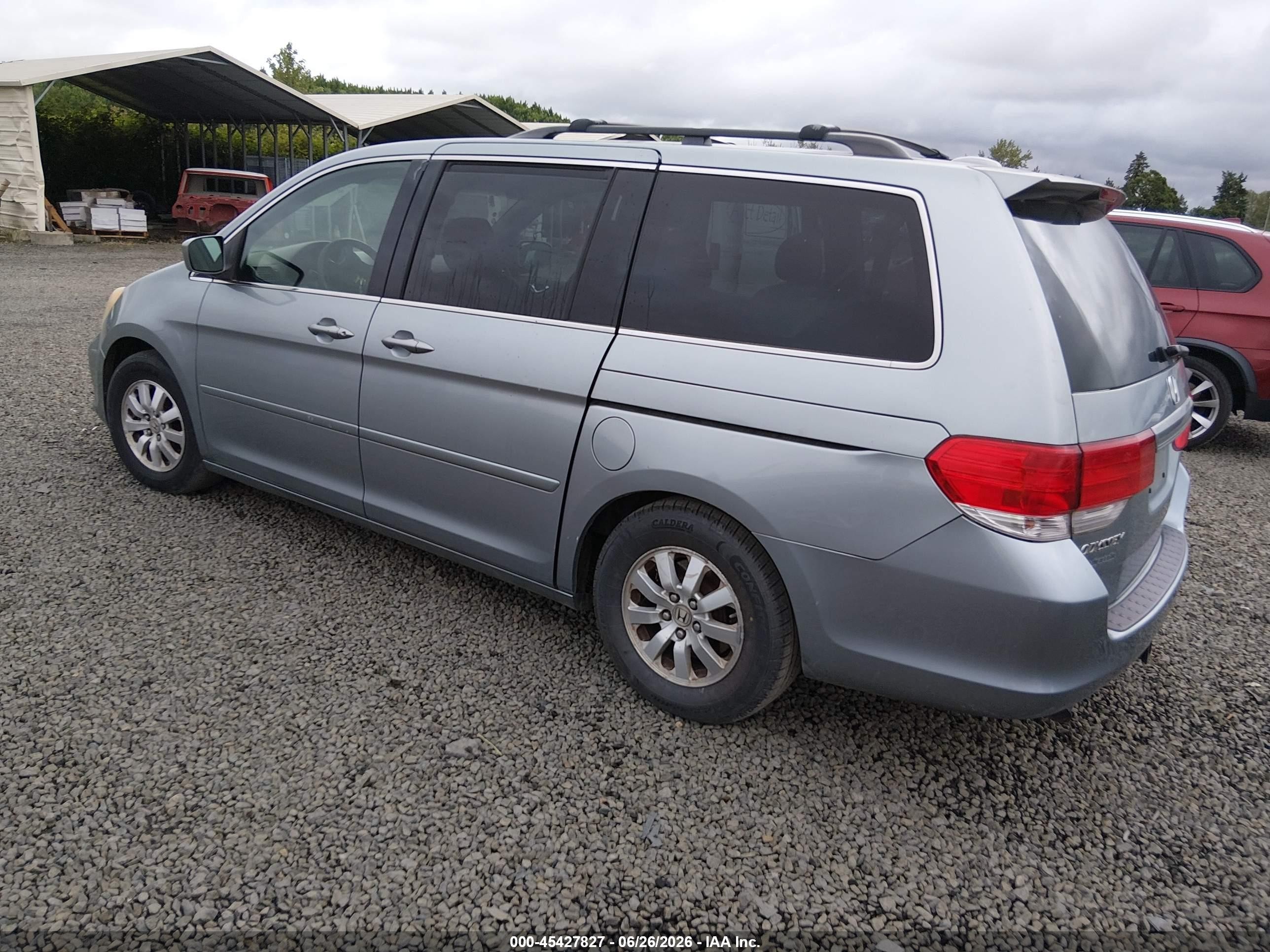 2008 Honda Odyssey Ex-l Light Blue vin: 5FNRL38798B062642