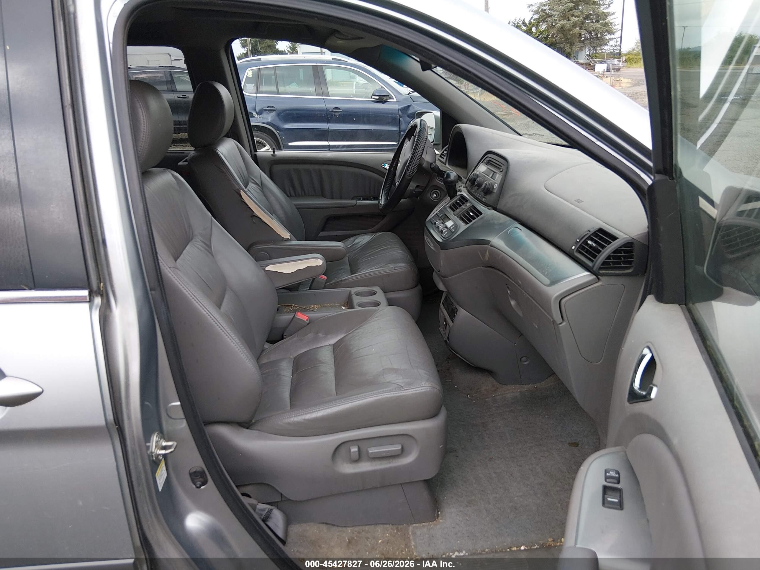 2008 Honda Odyssey Ex-l Light Blue vin: 5FNRL38798B062642