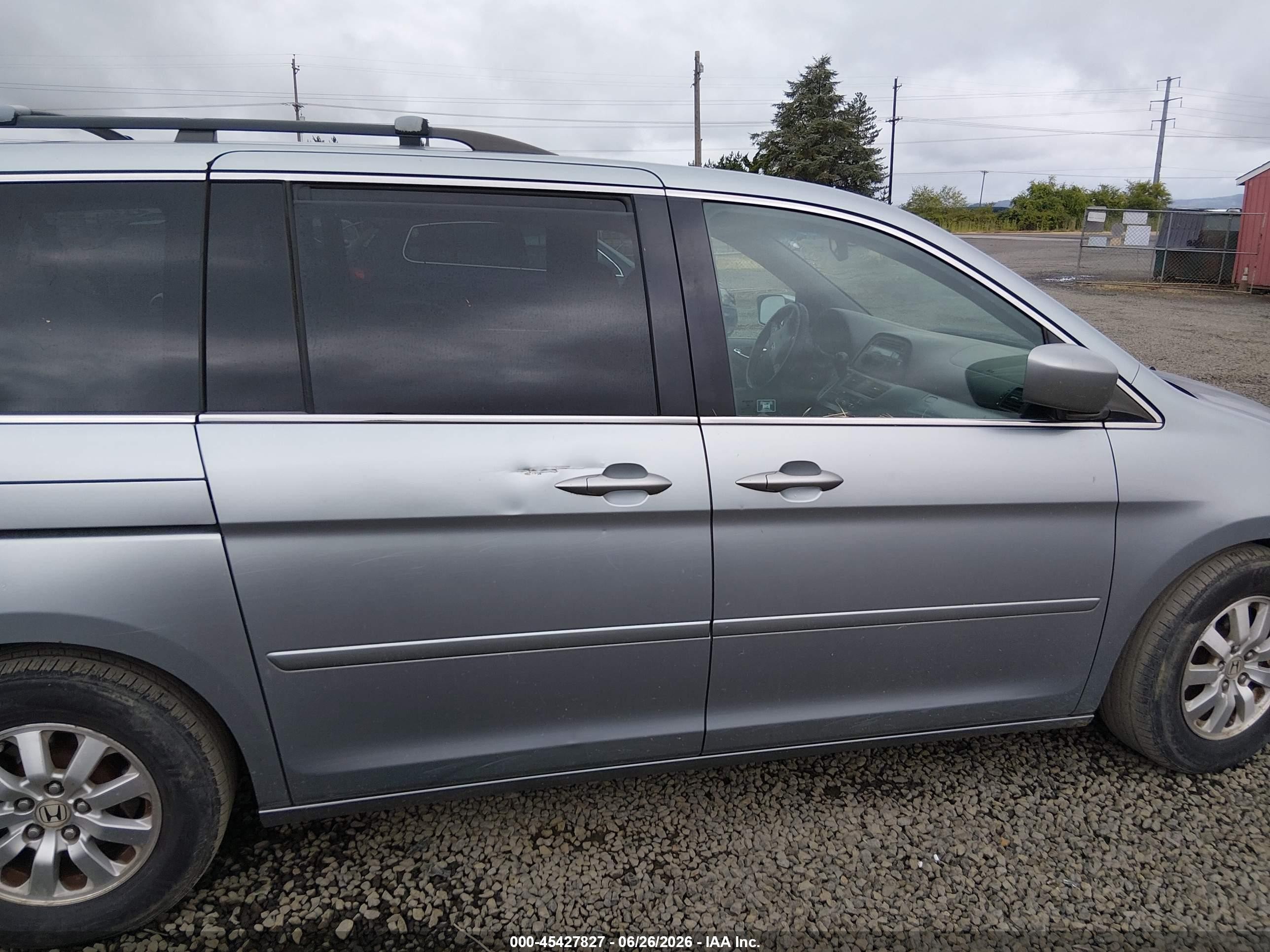 2008 Honda Odyssey Ex-l Light Blue vin: 5FNRL38798B062642