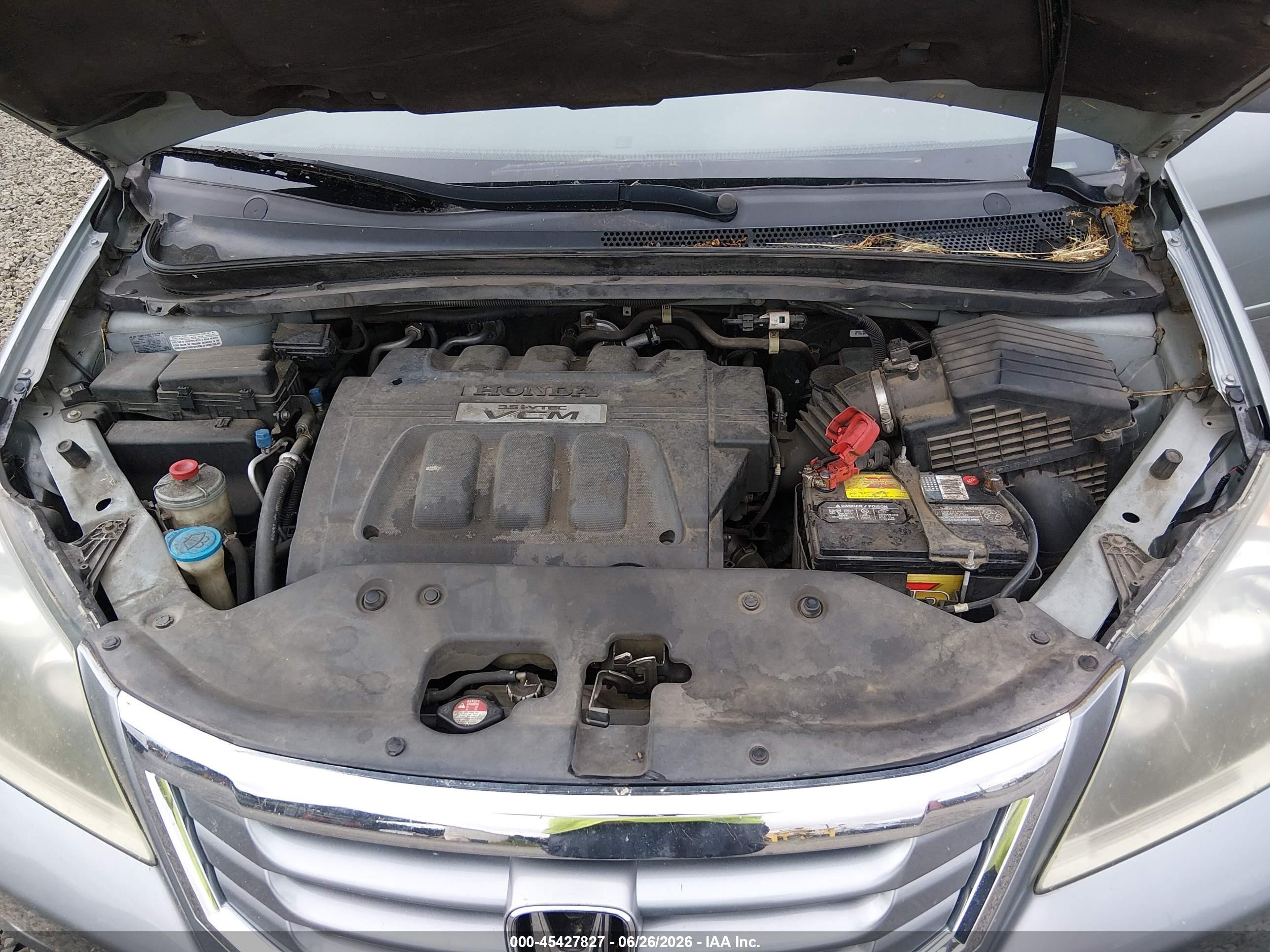 2008 Honda Odyssey Ex-l Light Blue vin: 5FNRL38798B062642
