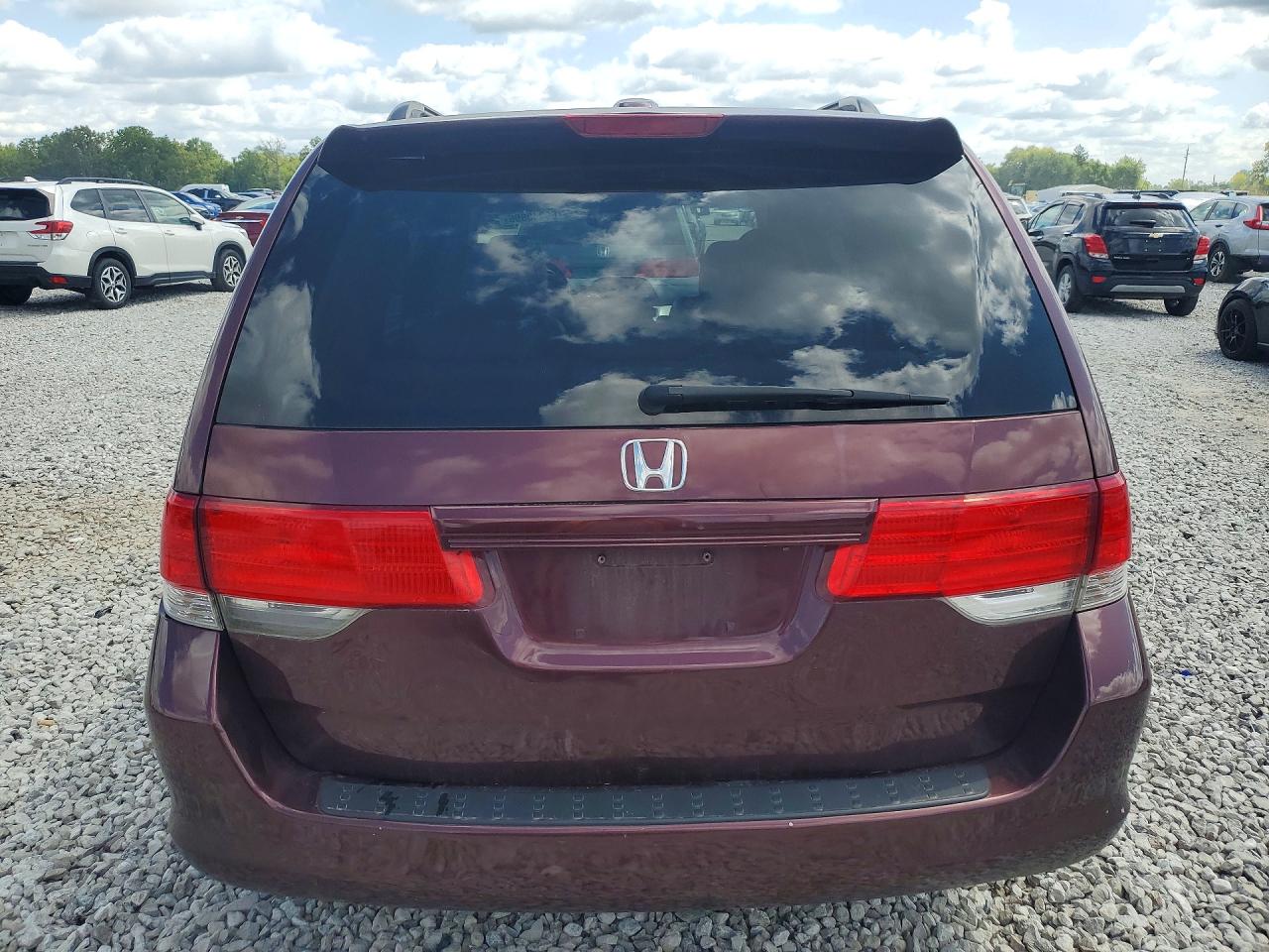 2008 Honda Odyssey Exl Red vin: 5FNRL38798B069719