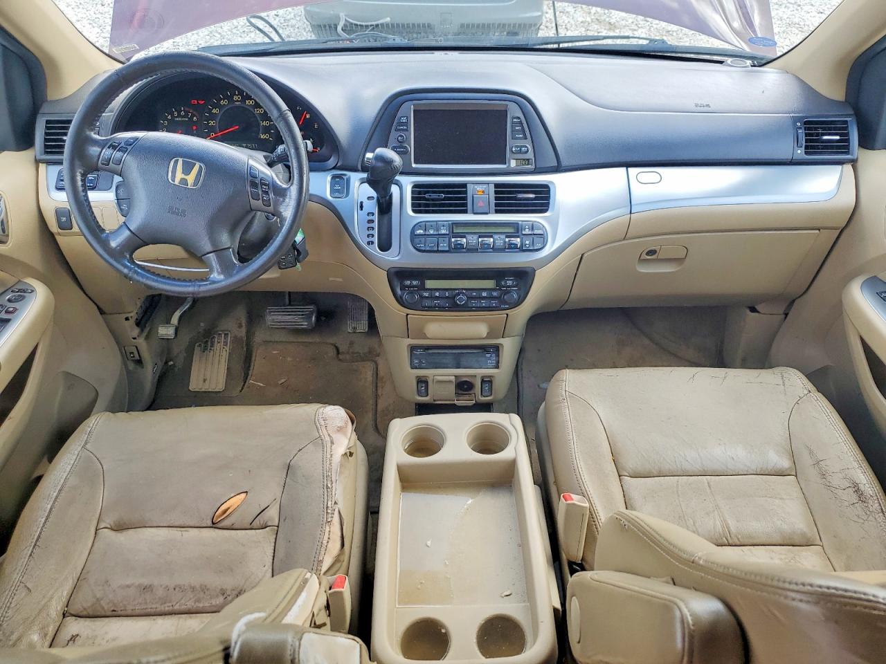 2008 Honda Odyssey Exl Red vin: 5FNRL38798B069719