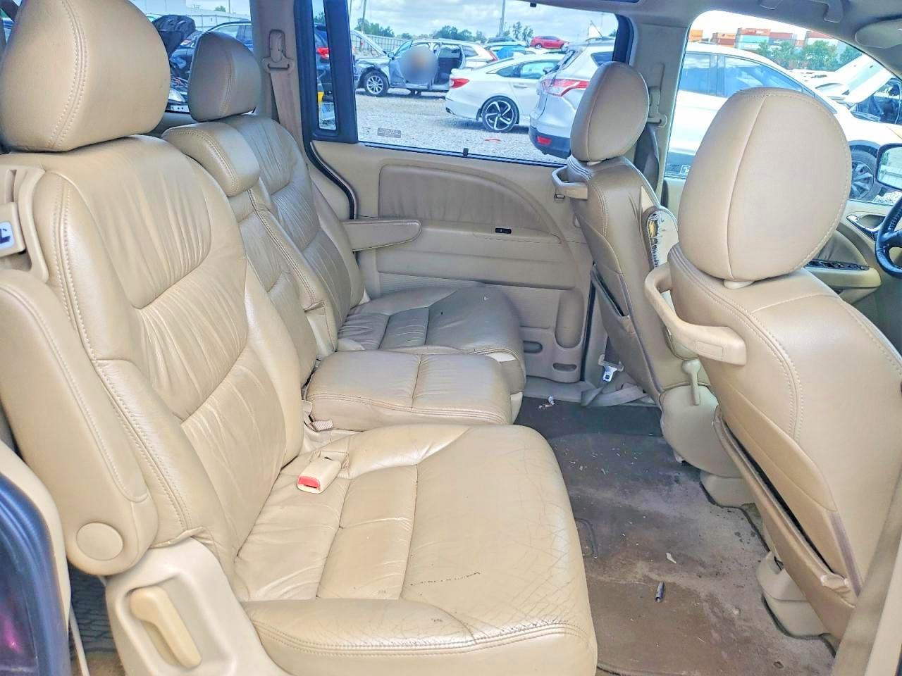 2008 Honda Odyssey Exl Red vin: 5FNRL38798B069719
