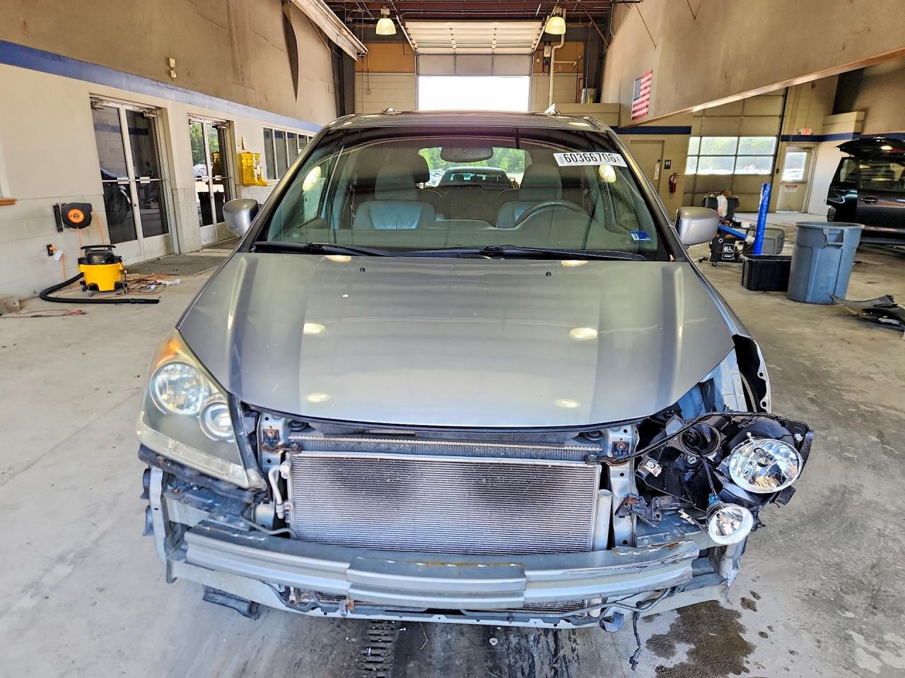 2008 Honda Odyssey Exl Blue vin: 5FNRL38798B072765