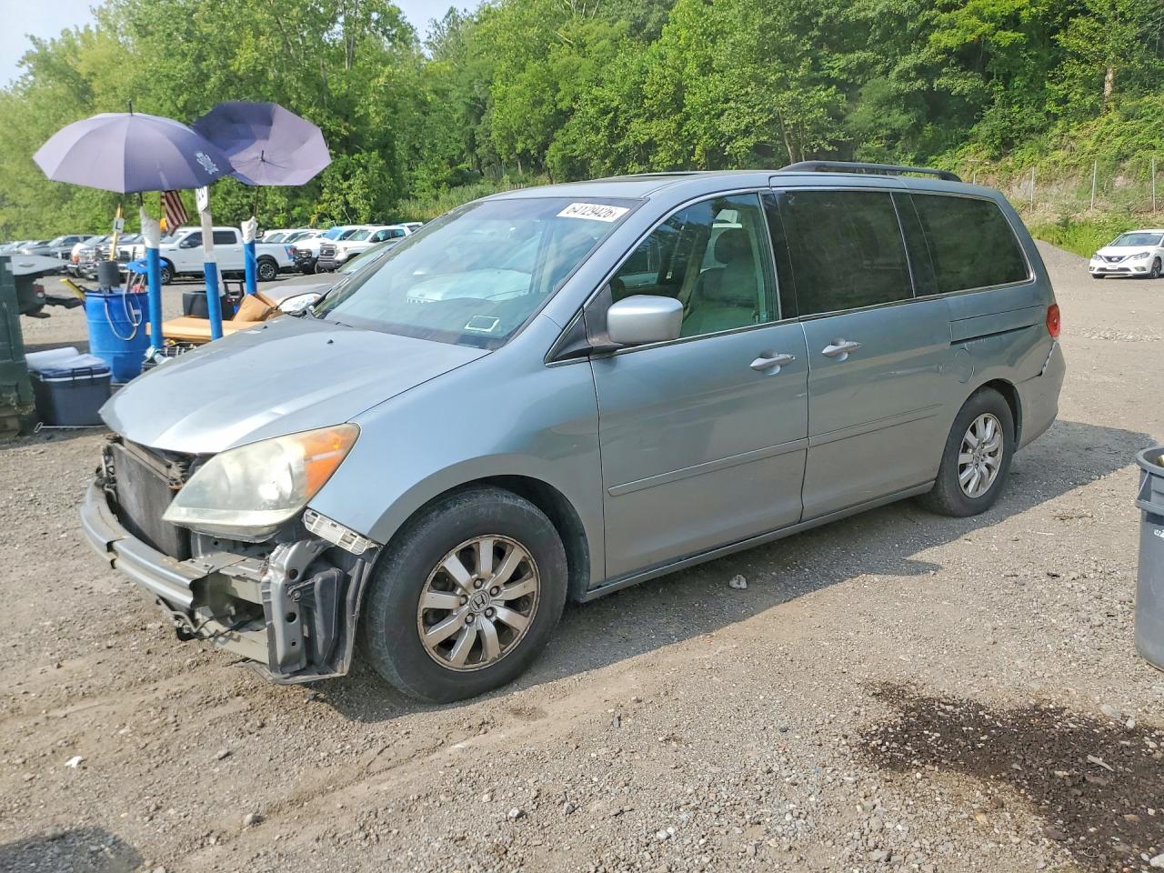 2008 Honda Odyssey Exl Серебряный vin: 5FNRL38798B098427