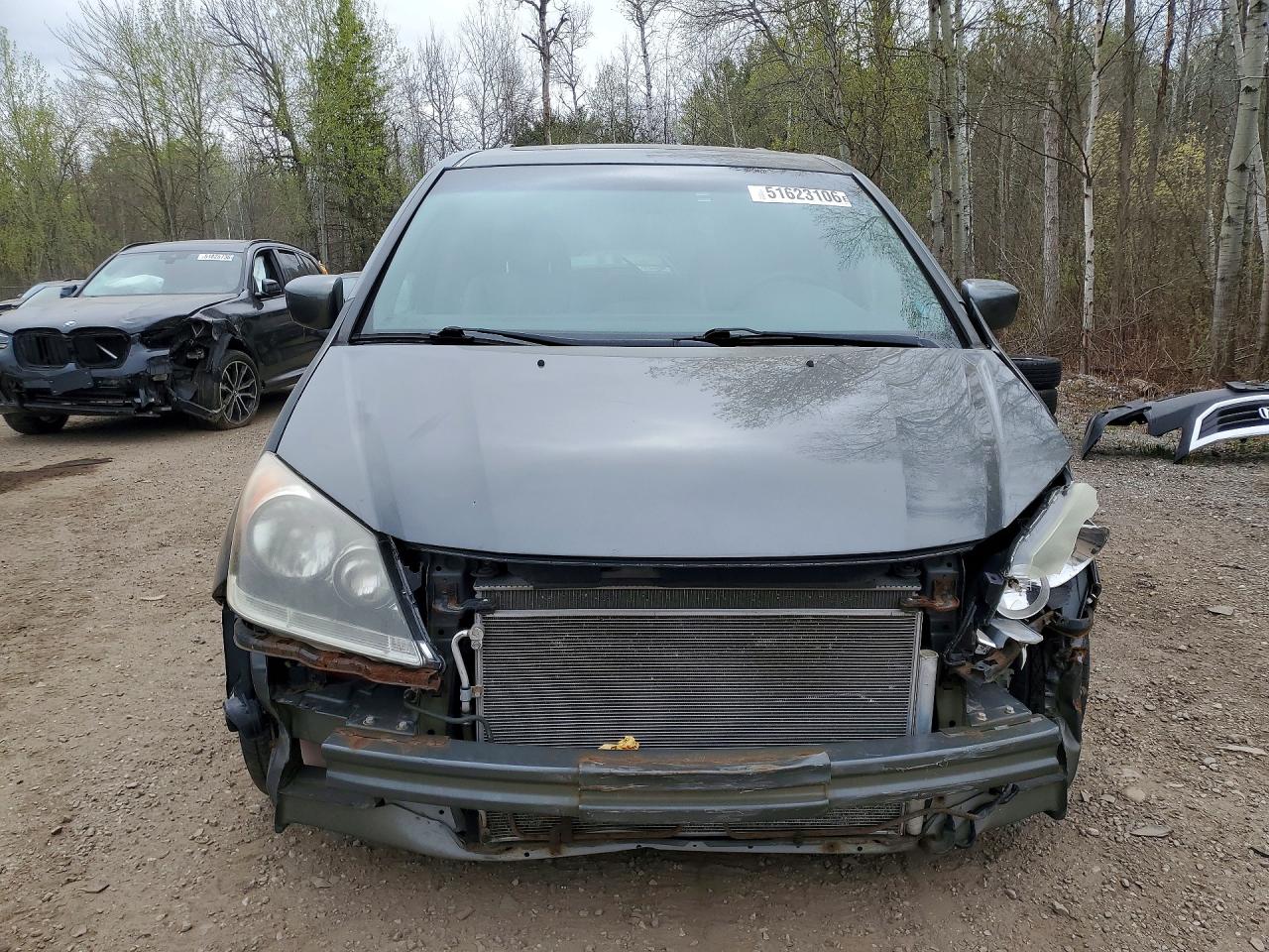 2008 Honda Odyssey Exl Charcoal vin: 5FNRL38798B503850
