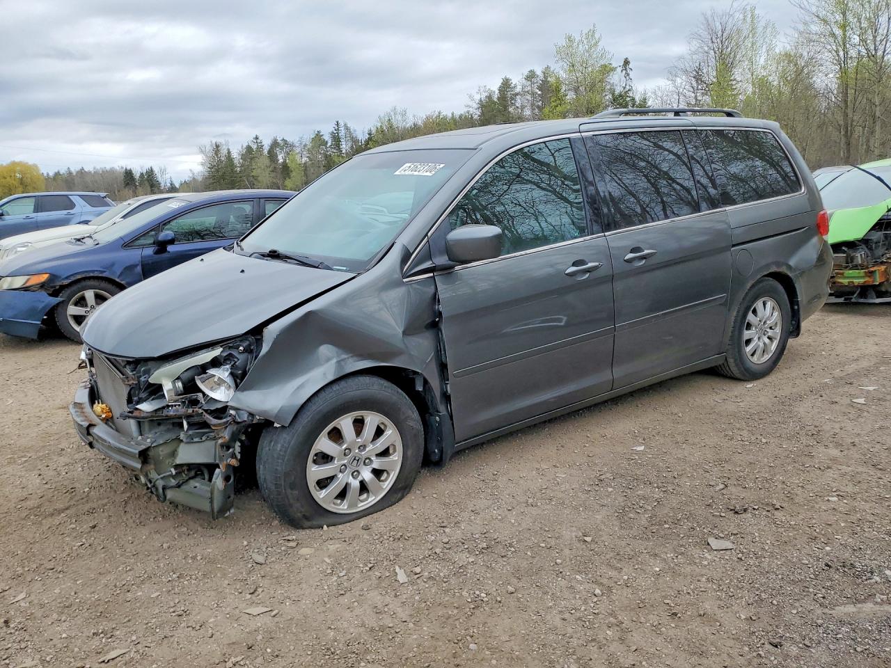 2008 Honda Odyssey Exl Charcoal vin: 5FNRL38798B503850