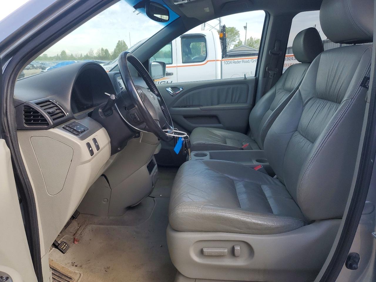 2009 Honda Odyssey Exl Gray vin: 5FNRL38799B000739