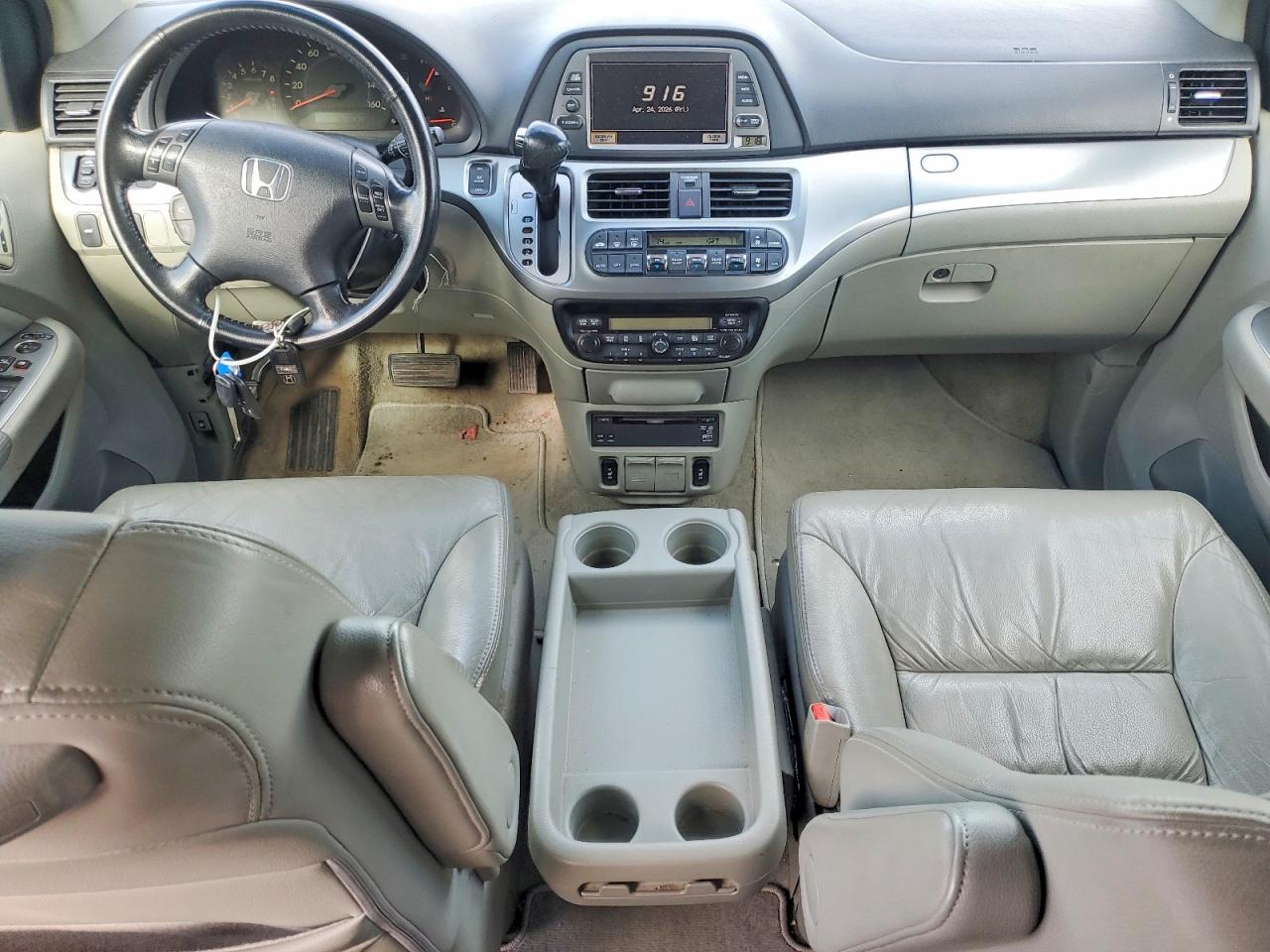2009 Honda Odyssey Exl Gray vin: 5FNRL38799B000739