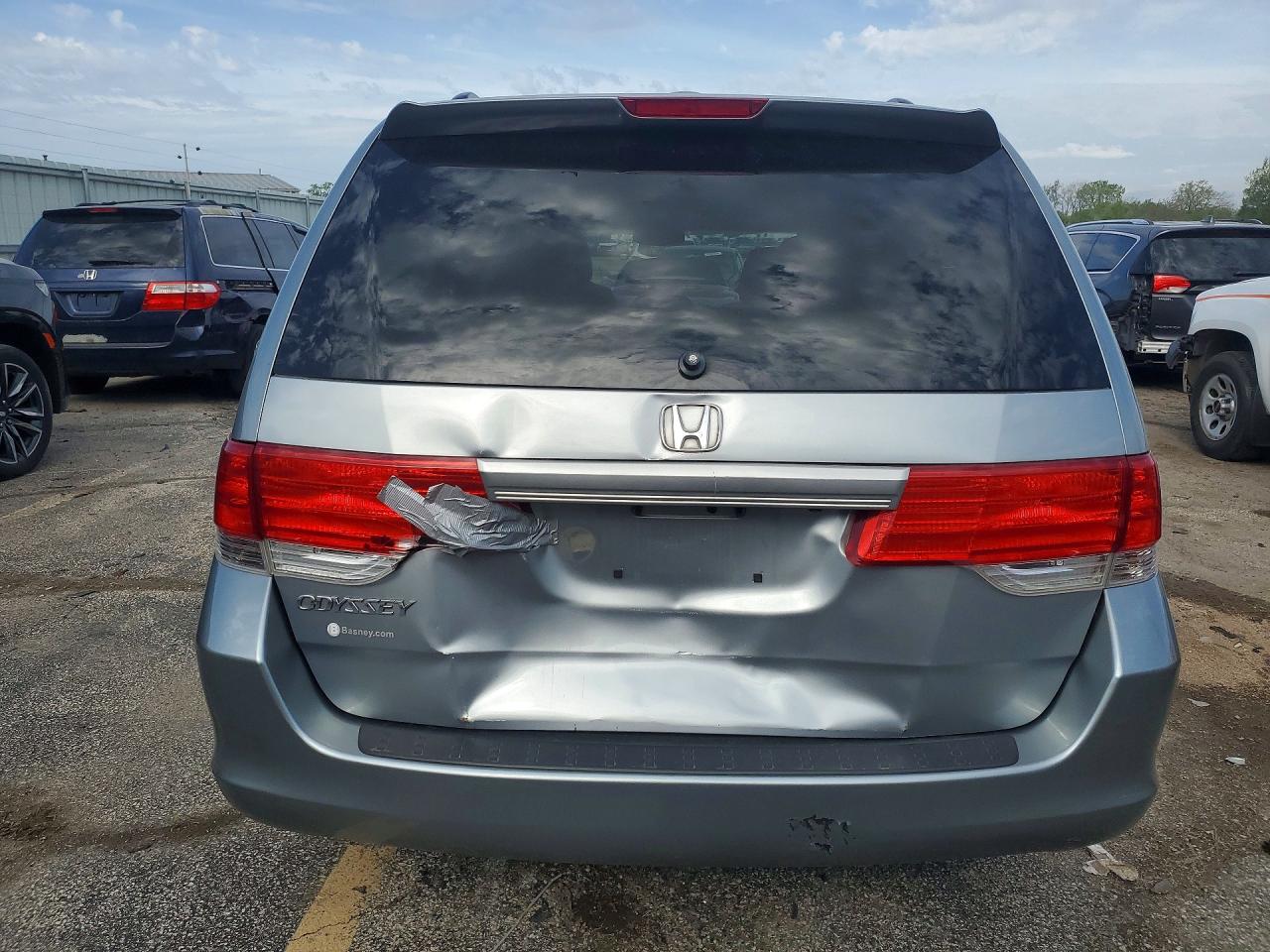 2009 Honda Odyssey Exl Gray vin: 5FNRL38799B000739
