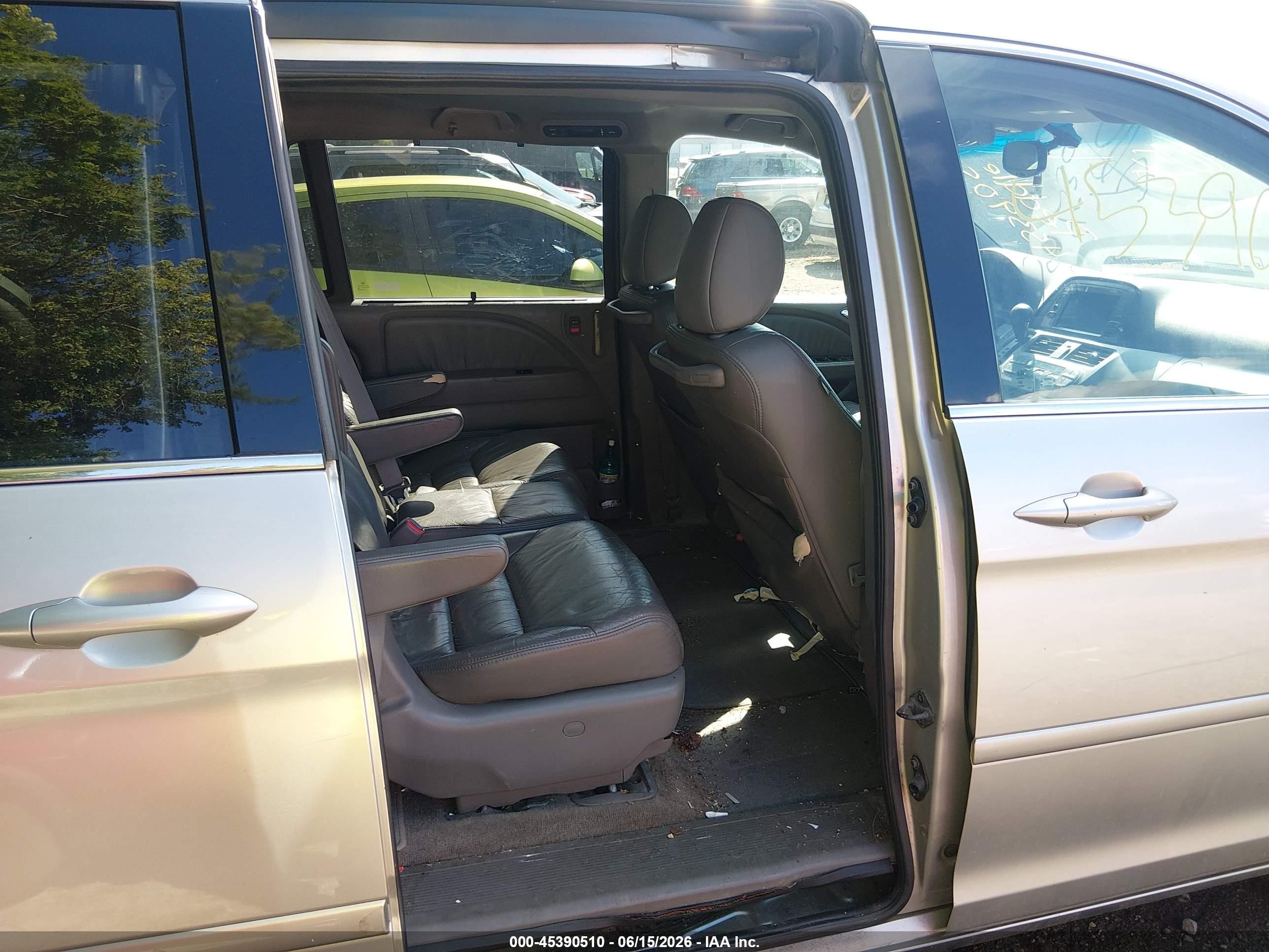 2009 Honda Odyssey Ex-l Silver vin: 5FNRL38799B003995