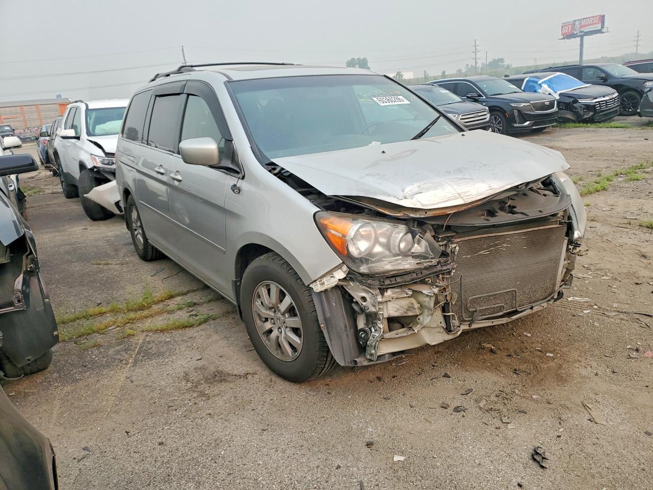 2009 Honda Odyssey Exl Silver vin: 5FNRL38799B012809
