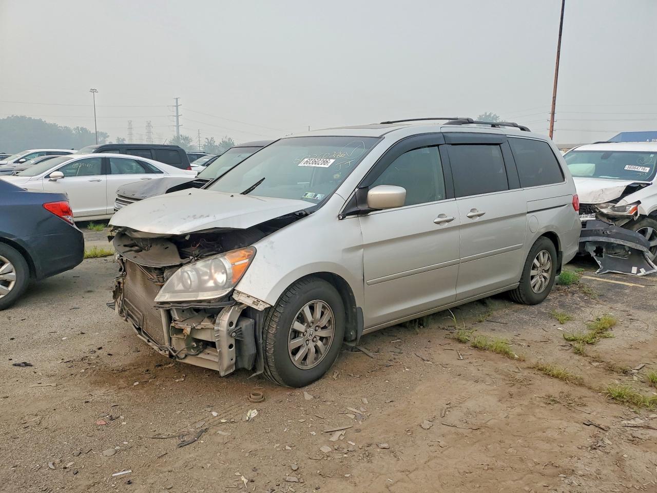 2009 Honda Odyssey Exl Silver vin: 5FNRL38799B012809