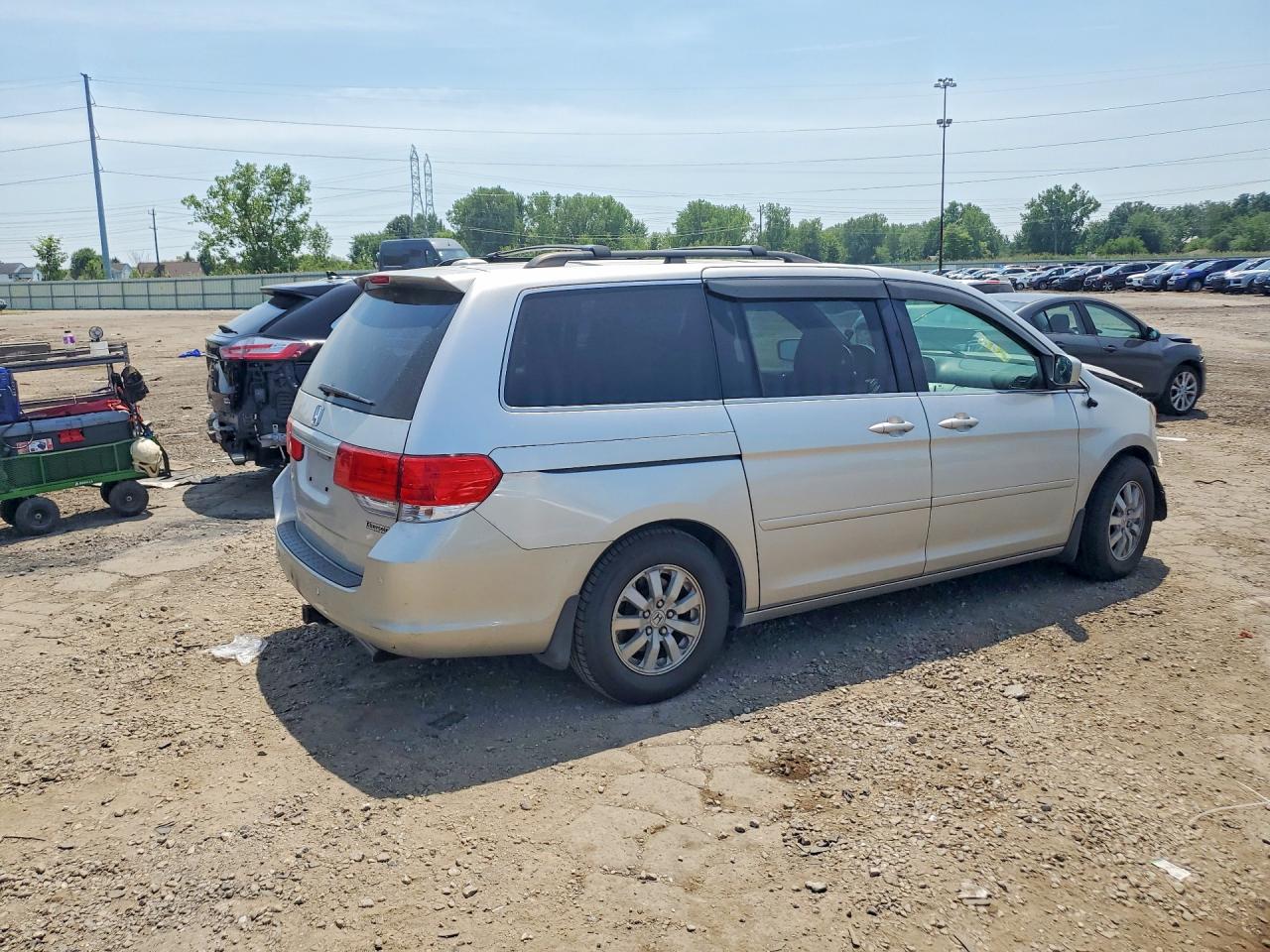 2009 Honda Odyssey Exl Silver vin: 5FNRL38799B012809