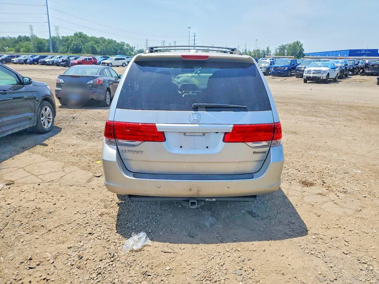 2009 Honda Odyssey Exl Silver vin: 5FNRL38799B012809
