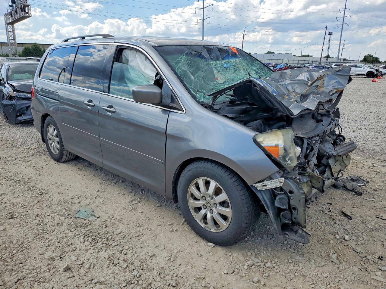 2009 Honda Odyssey Exl Gray vin: 5FNRL38799B402602