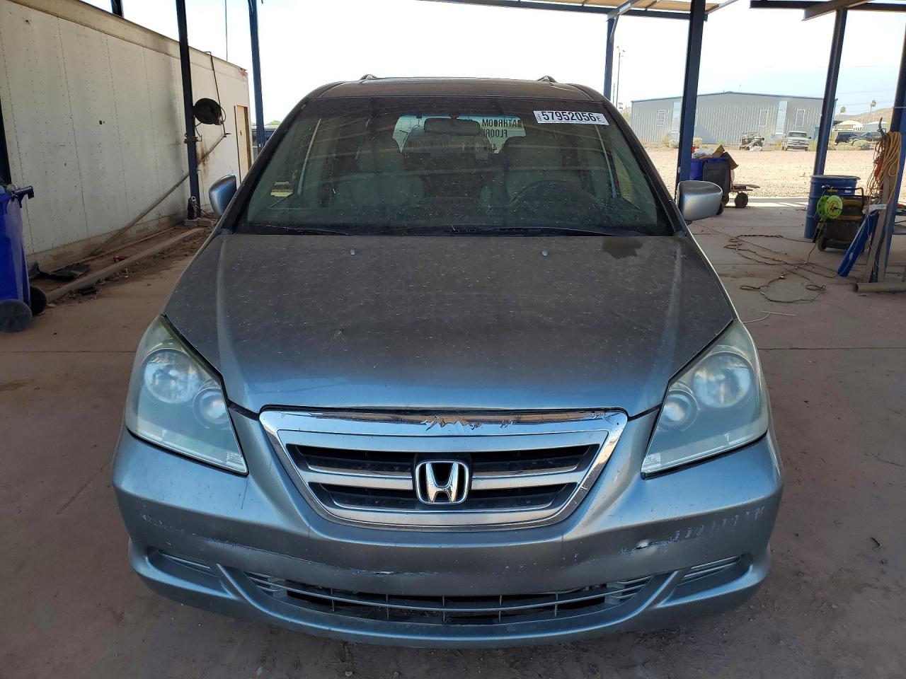 2005 Honda Odyssey Exl Silver vin: 5FNRL387X5B042699