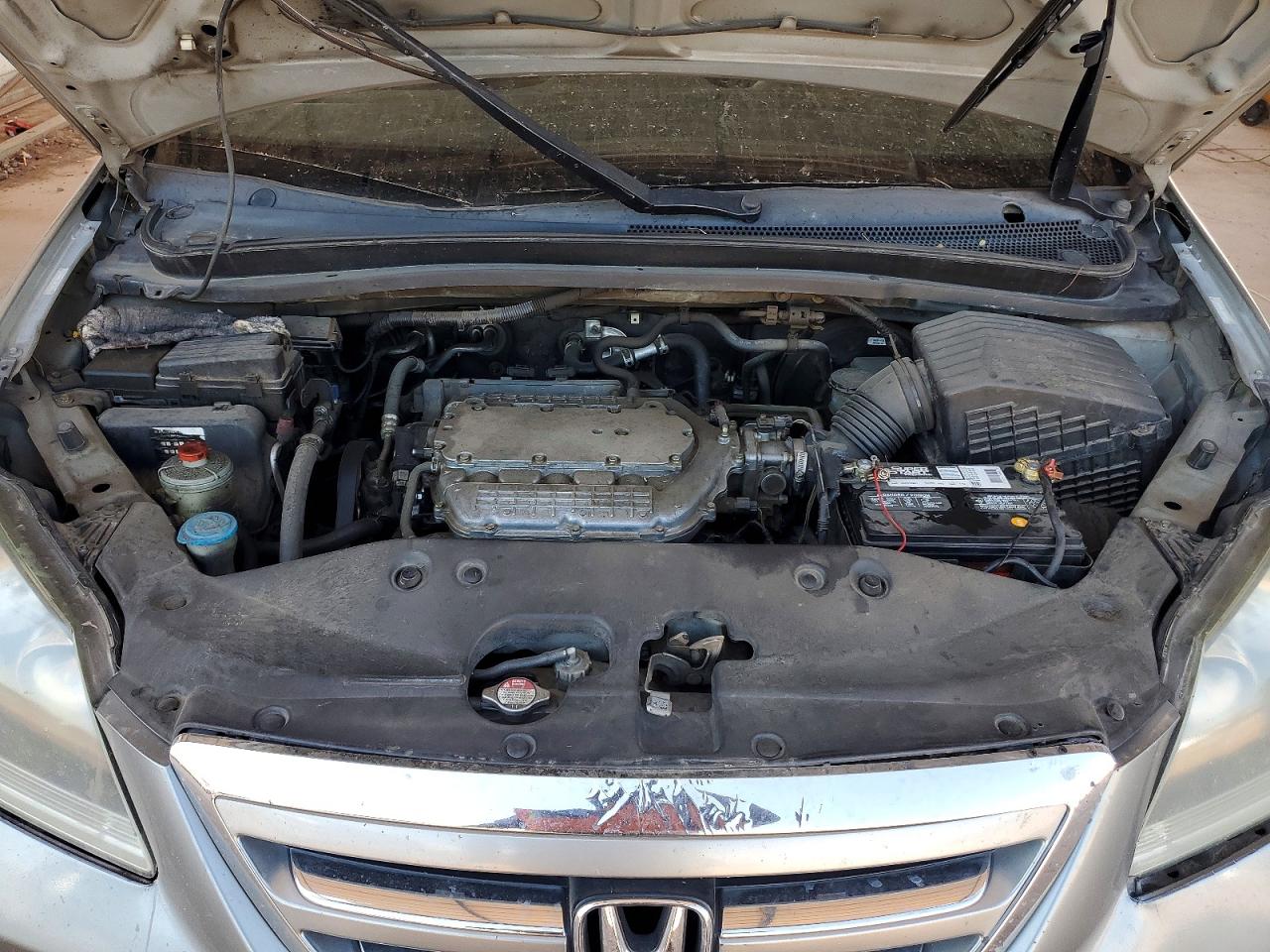 2005 Honda Odyssey Exl Silver vin: 5FNRL387X5B042699