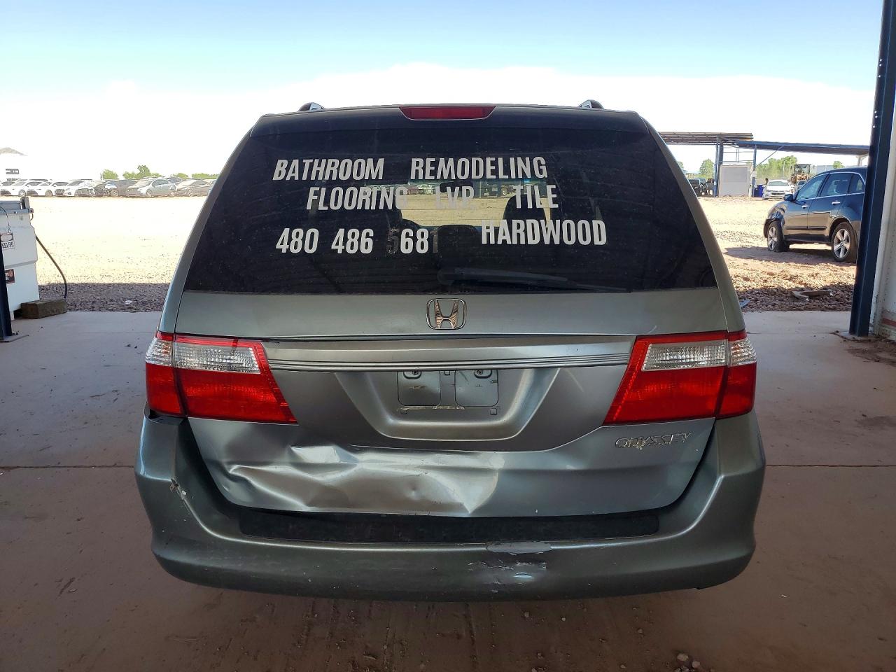 2005 Honda Odyssey Exl Silver vin: 5FNRL387X5B042699