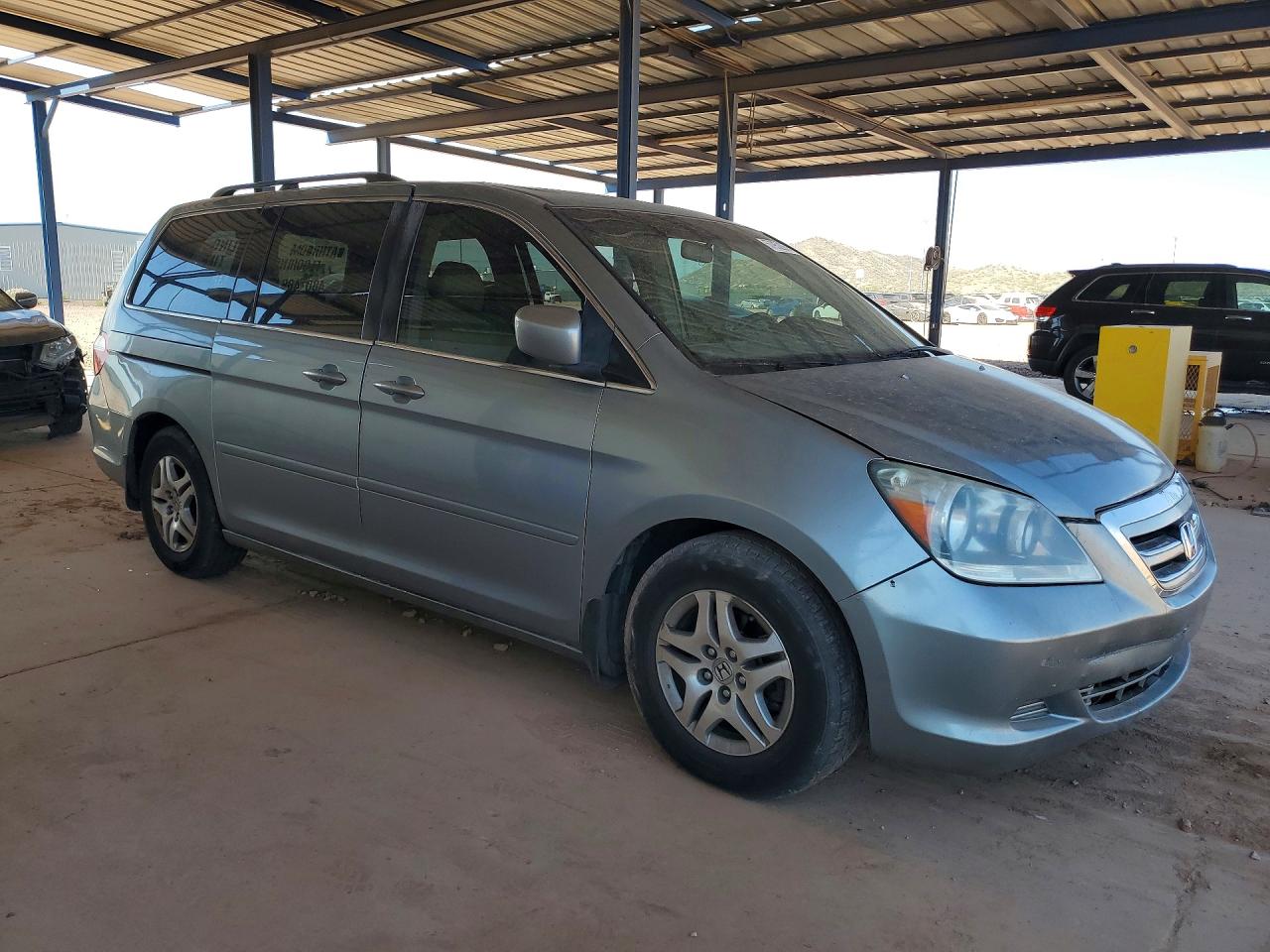 2005 Honda Odyssey Exl Silver vin: 5FNRL387X5B042699
