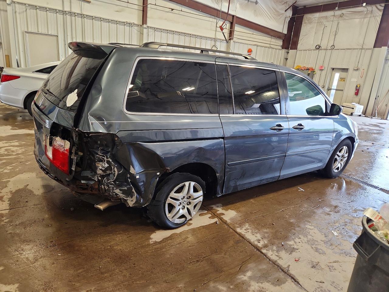 2005 Honda Odyssey Exl Gray vin: 5FNRL387X5B043271