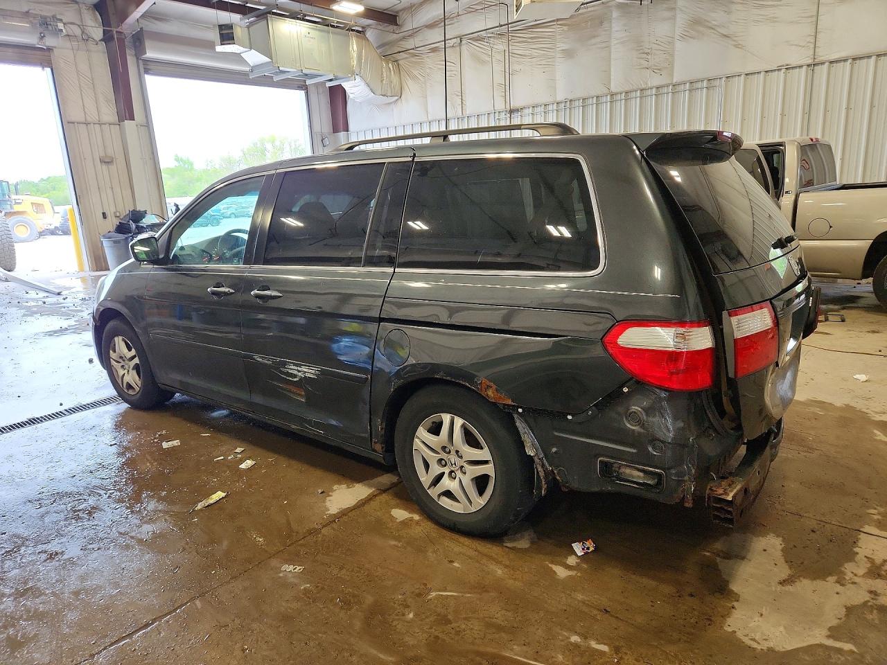 2005 Honda Odyssey Exl Gray vin: 5FNRL387X5B043271