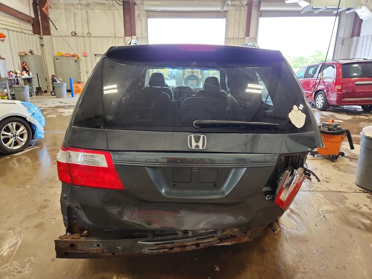 2005 Honda Odyssey Exl Gray vin: 5FNRL387X5B043271