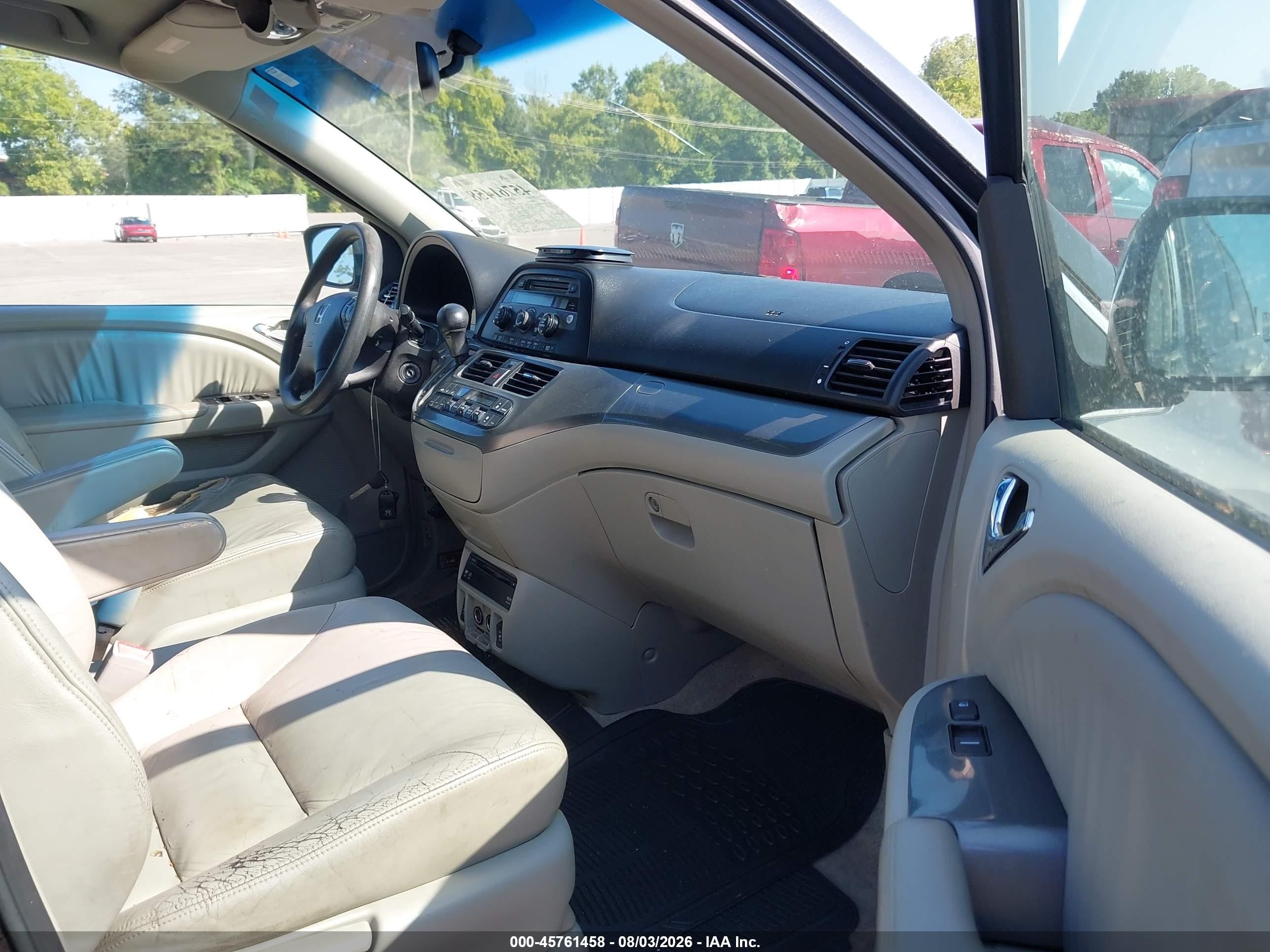 2005 Honda Odyssey Ex-l Зеленый vin: 5FNRL387X5B084600