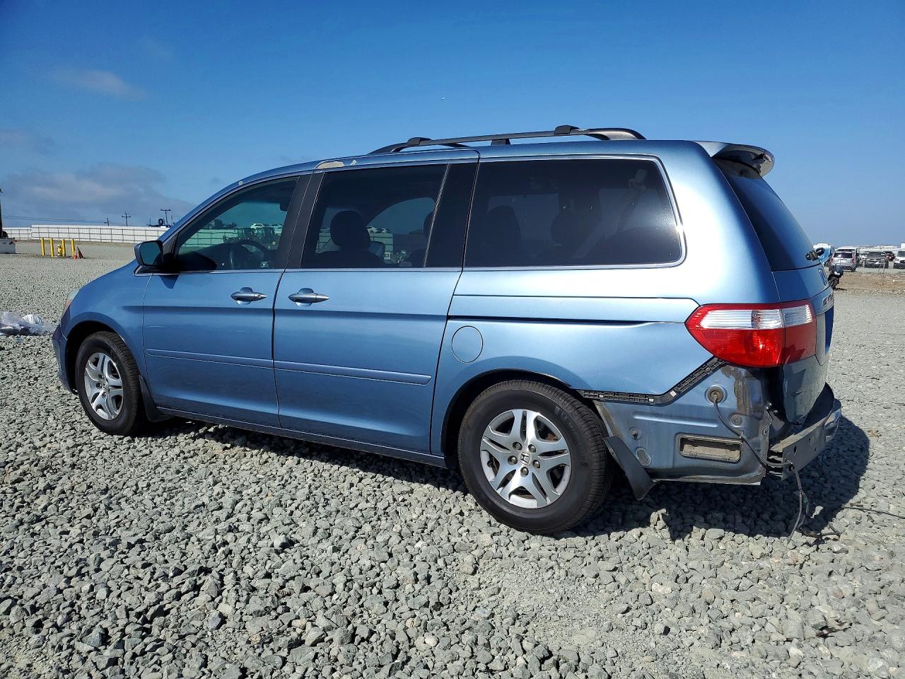 2005 Honda Odyssey Exl Blue vin: 5FNRL387X5B107163