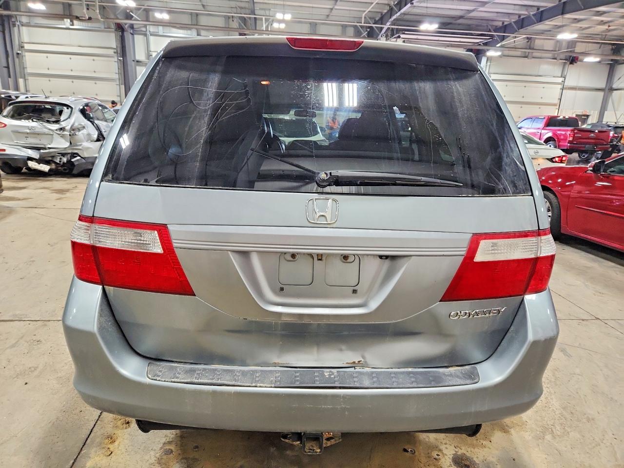 2005 Honda Odyssey Exl Gray vin: 5FNRL387X5B132886