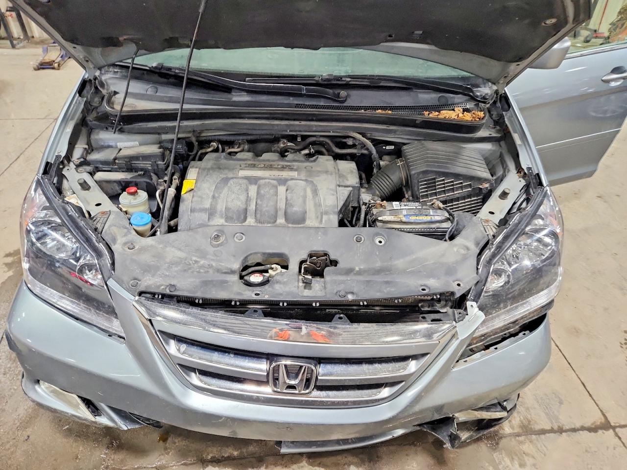 2005 Honda Odyssey Exl Gray vin: 5FNRL387X5B132886