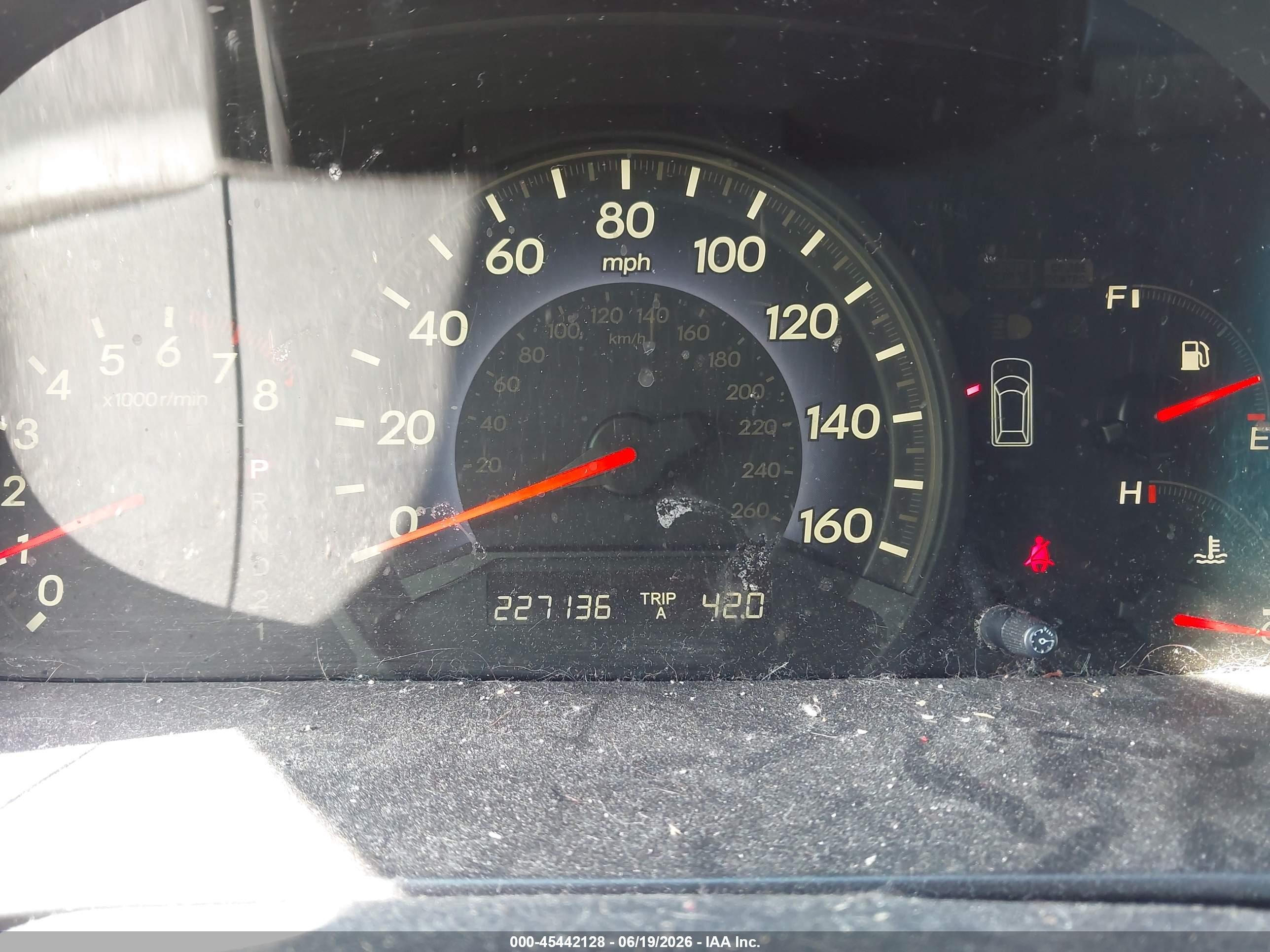 2006 Honda Odyssey Ex-l Синий vin: 5FNRL387X6B004455