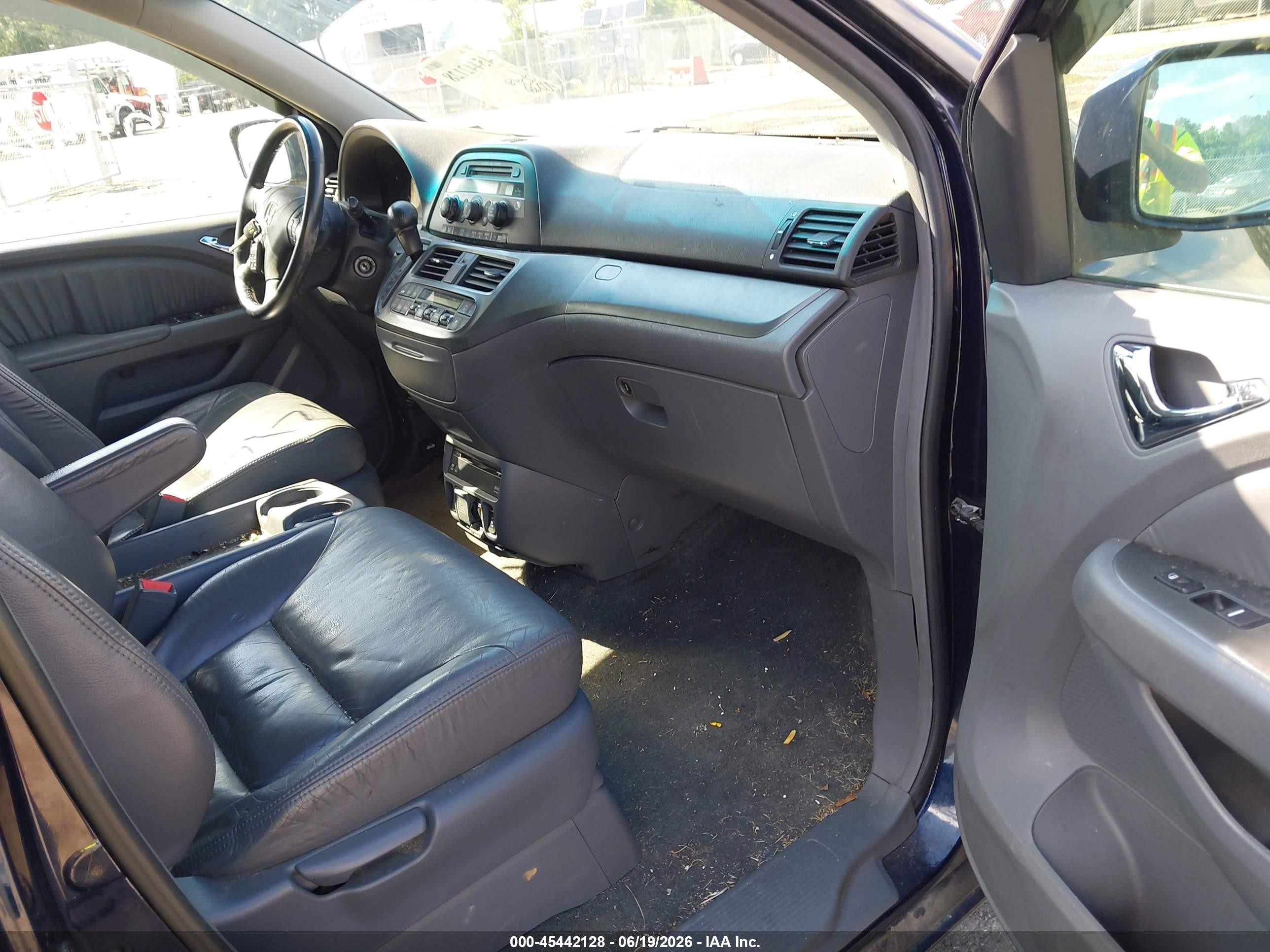 2006 Honda Odyssey Ex-l Синий vin: 5FNRL387X6B004455