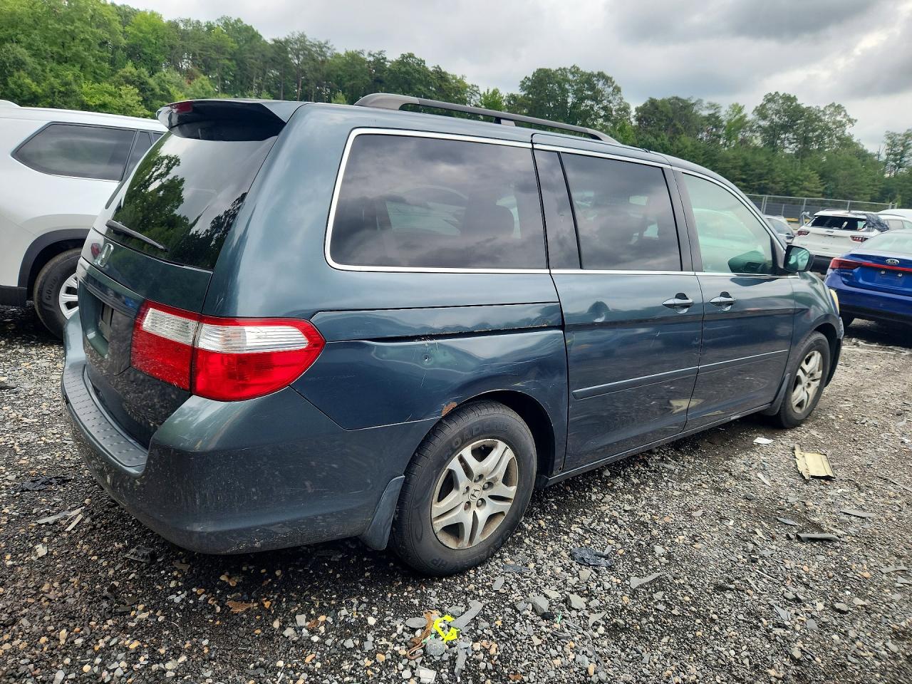 2006 Honda Odyssey Exl Gray vin: 5FNRL387X6B008585