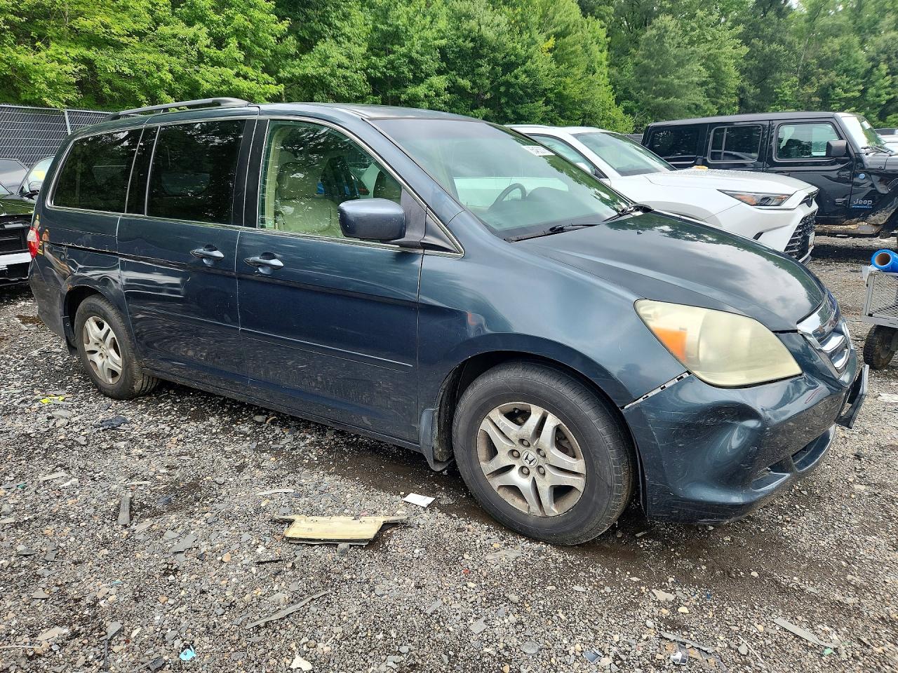 2006 Honda Odyssey Exl Gray vin: 5FNRL387X6B008585
