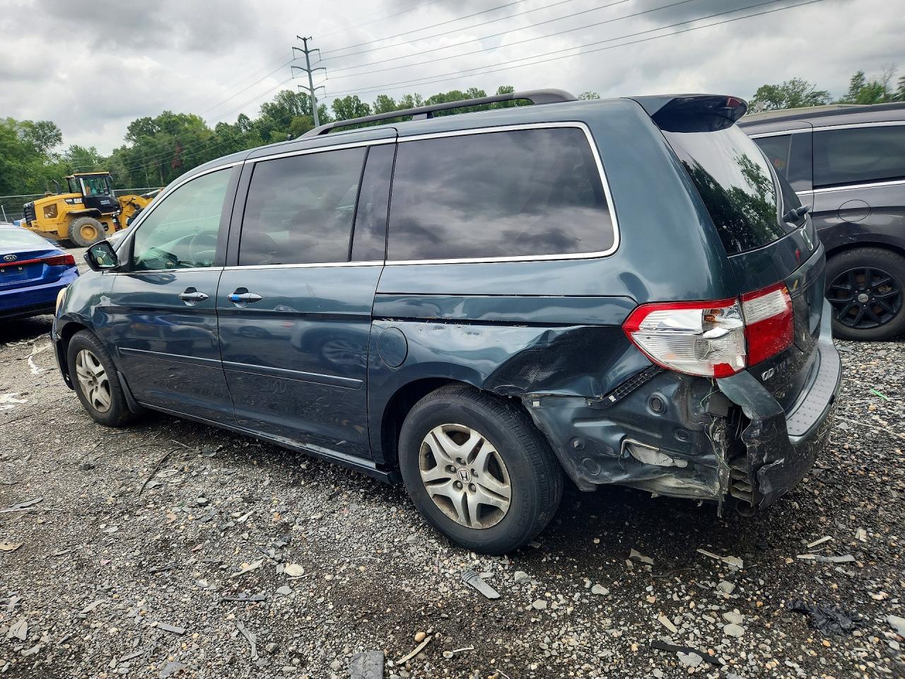 2006 Honda Odyssey Exl Gray vin: 5FNRL387X6B008585