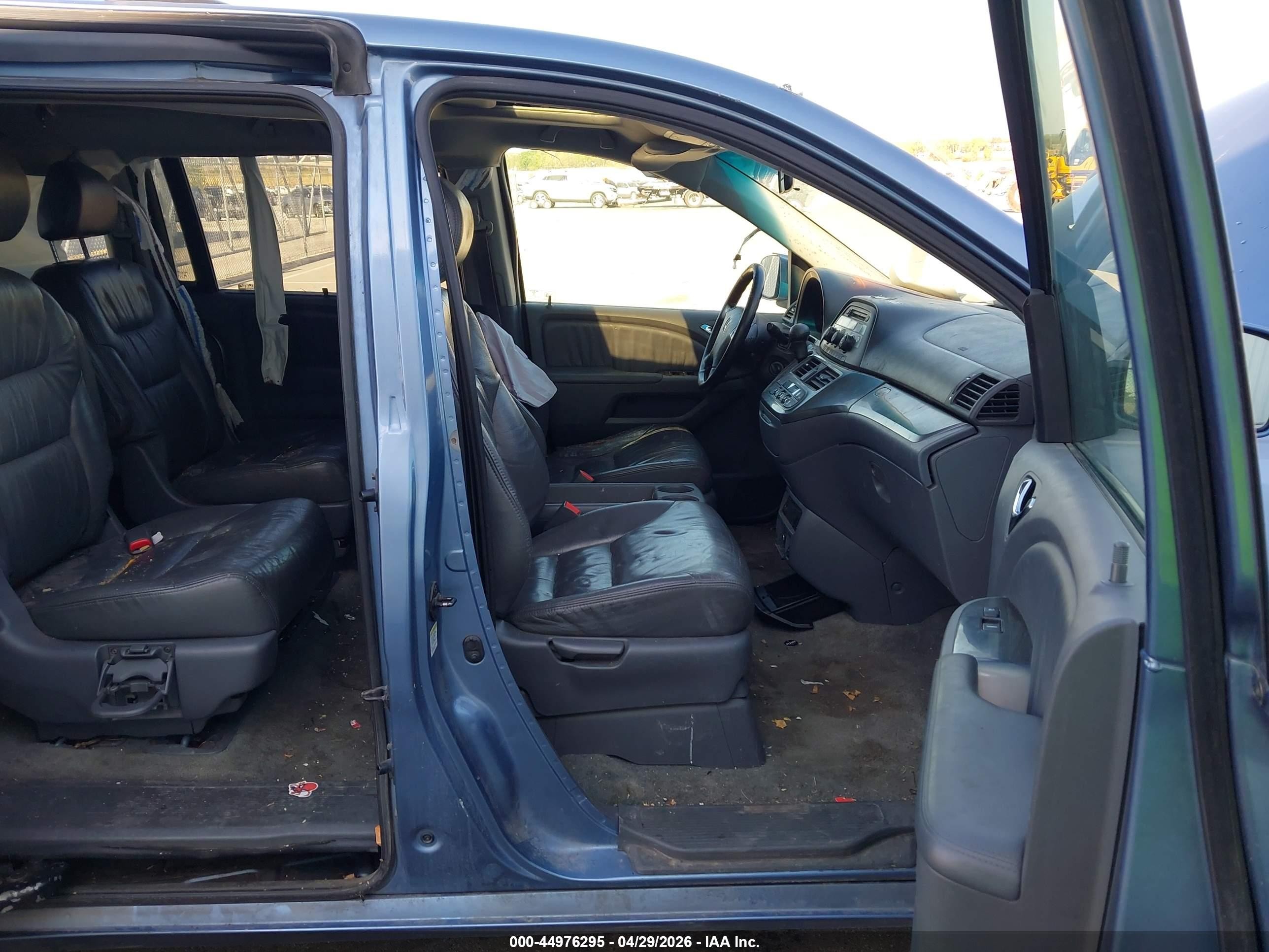 2006 Honda Odyssey Ex-l Blue vin: 5FNRL387X6B046446