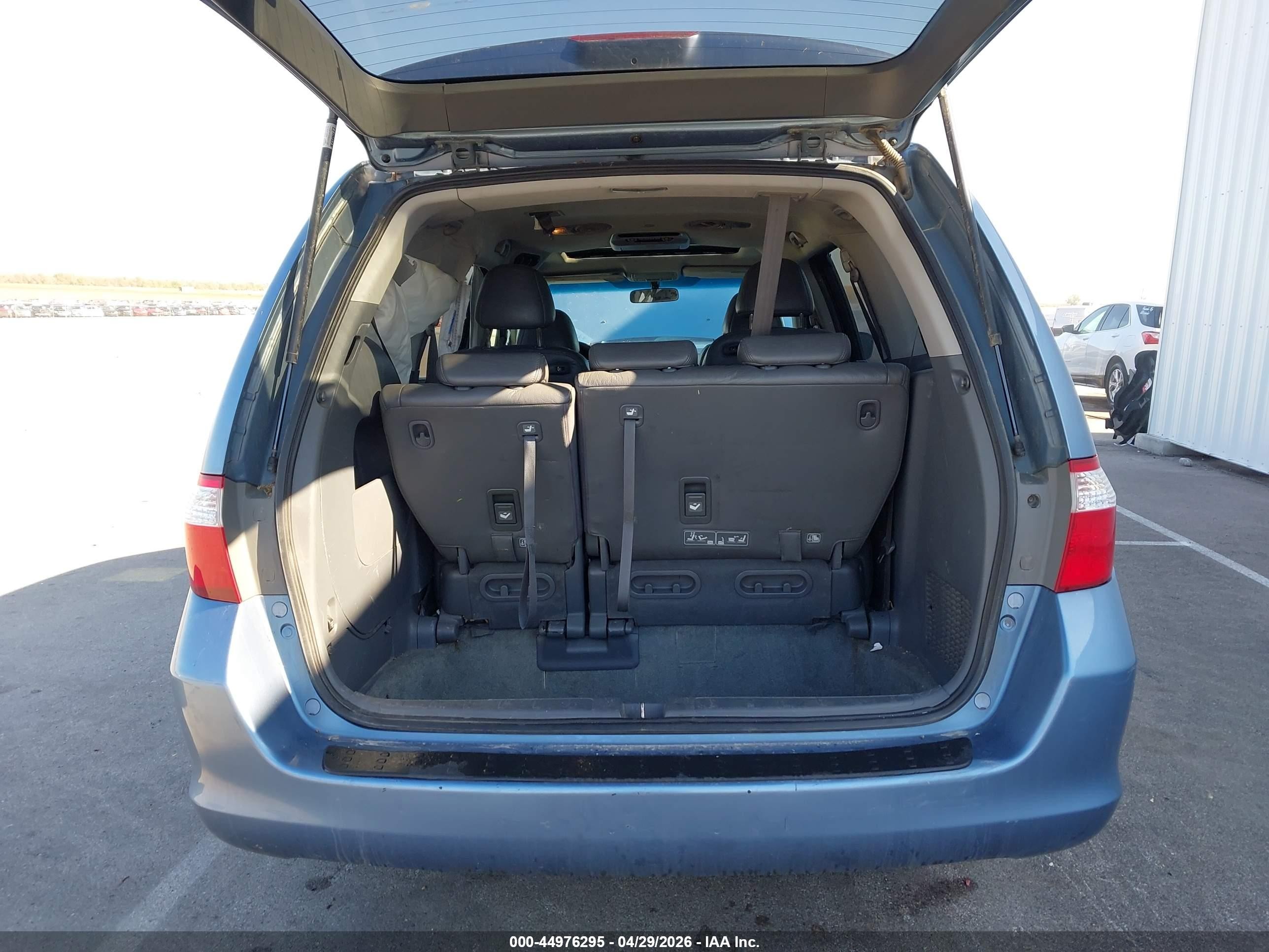 2006 Honda Odyssey Ex-l Blue vin: 5FNRL387X6B046446