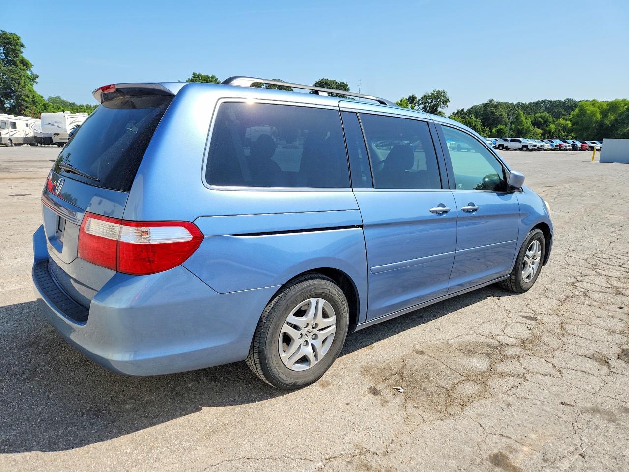 2006 Honda Odyssey Exl Blue vin: 5FNRL387X6B099826