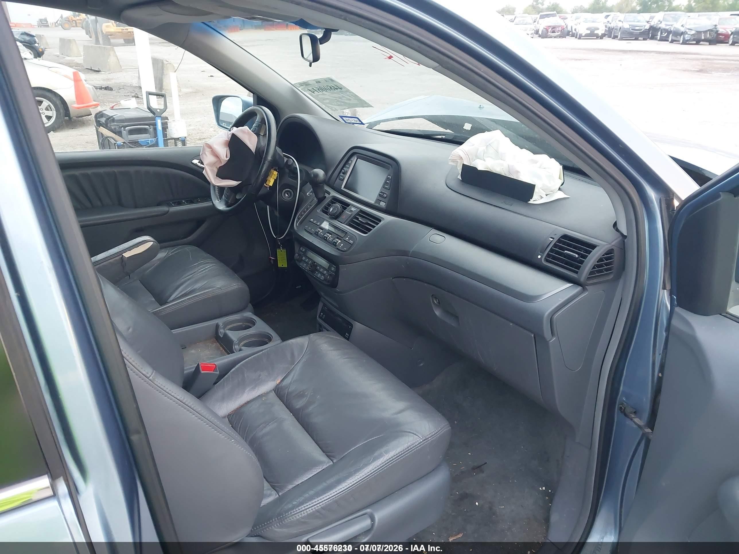 2006 Honda Odyssey Ex-l Blue vin: 5FNRL387X6B106418