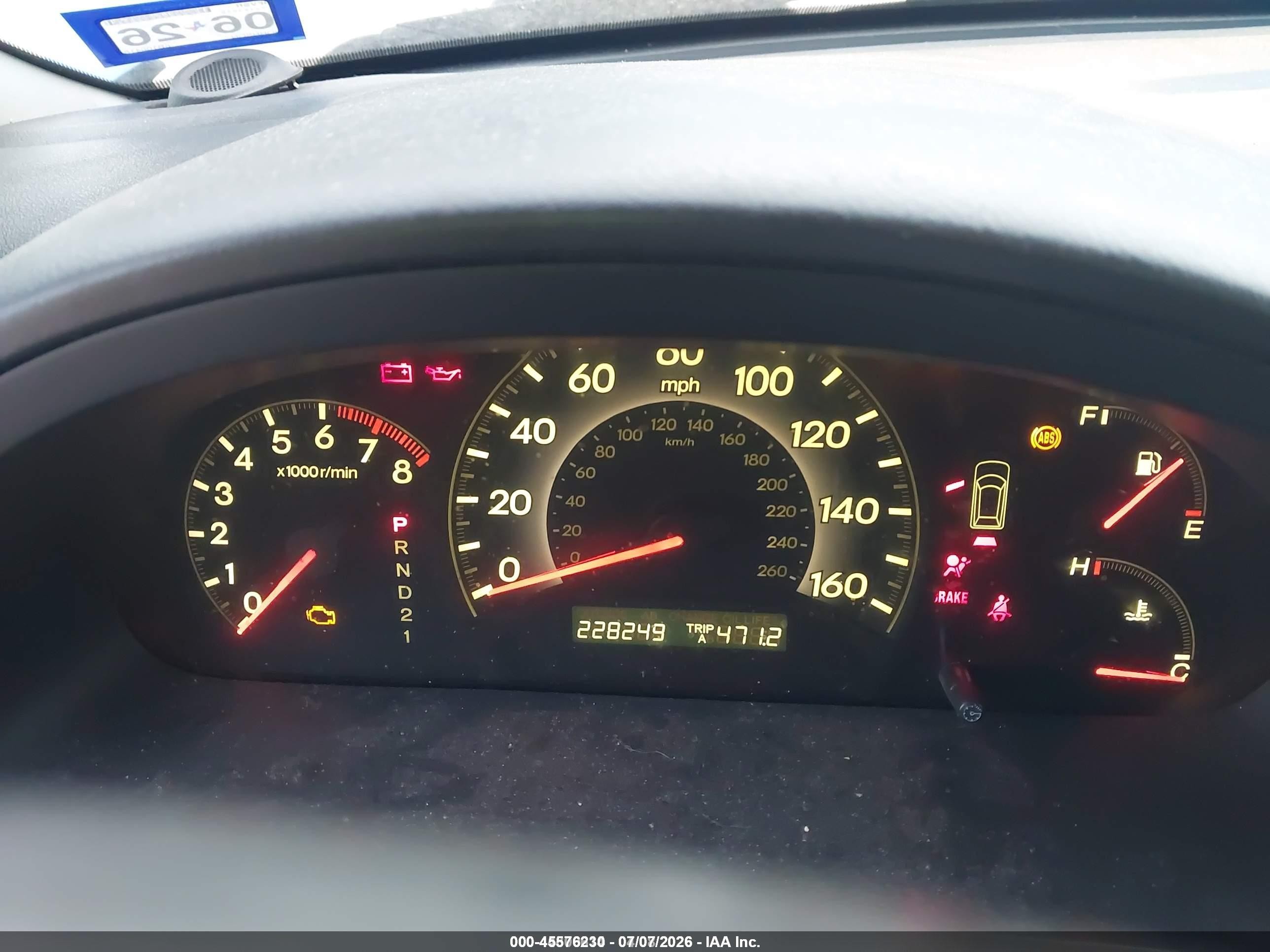 2006 Honda Odyssey Ex-l Blue vin: 5FNRL387X6B106418