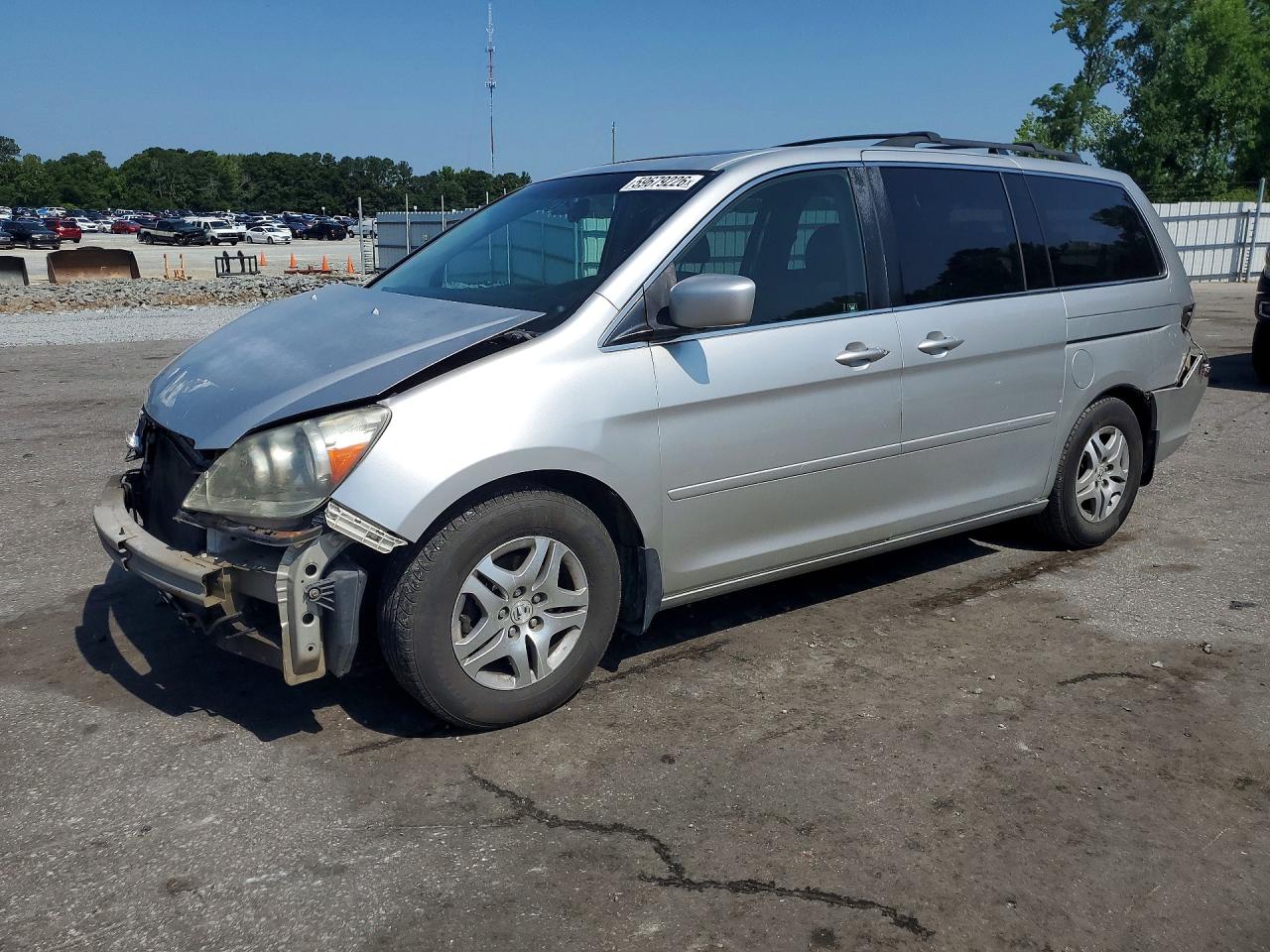 2006 Honda Odyssey Exl Silver vin: 5FNRL387X6B415046