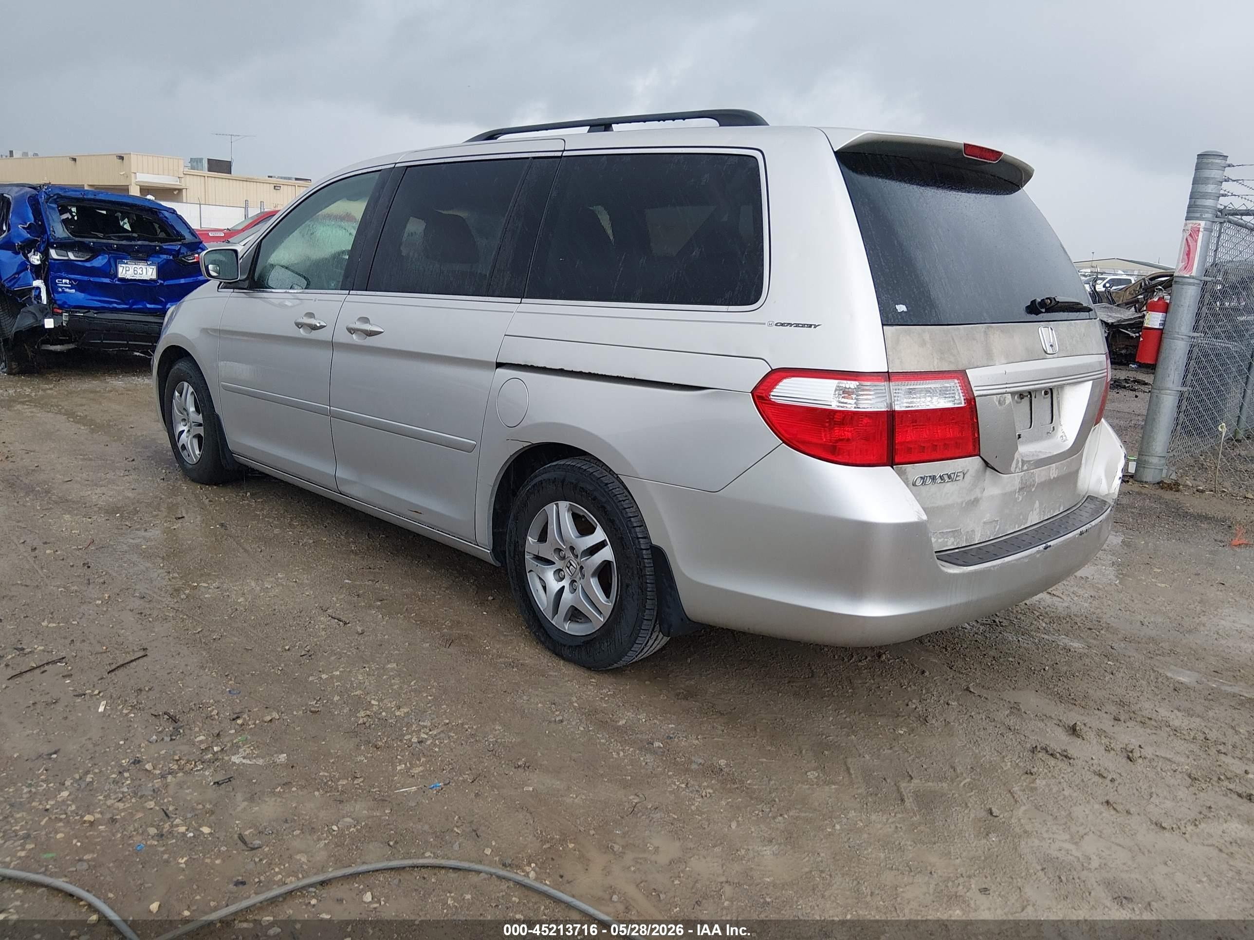 2006 Honda Odyssey Ex-l Gray vin: 5FNRL387X6B445874