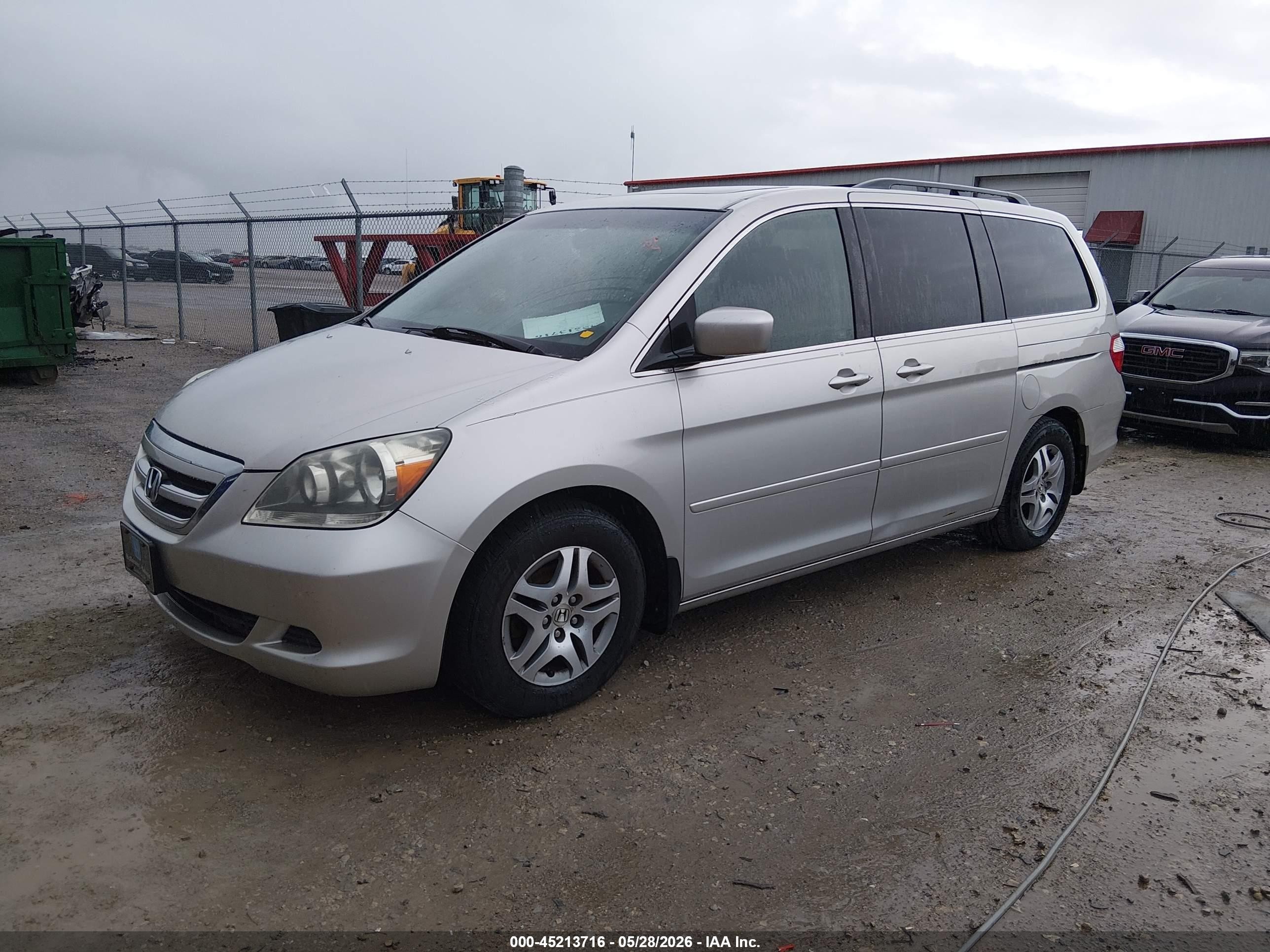 2006 Honda Odyssey Ex-l Gray vin: 5FNRL387X6B445874