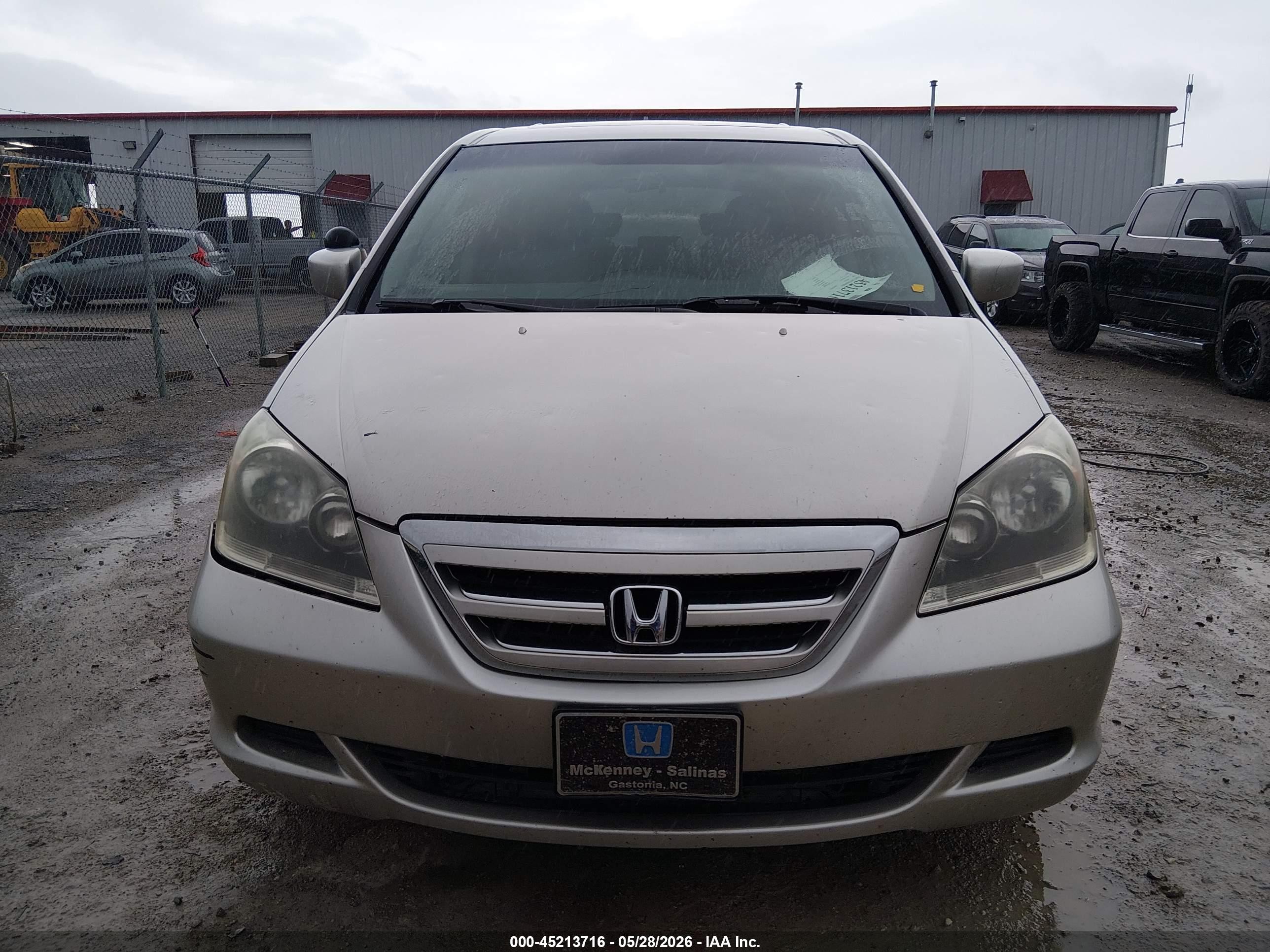 2006 Honda Odyssey Ex-l Gray vin: 5FNRL387X6B445874